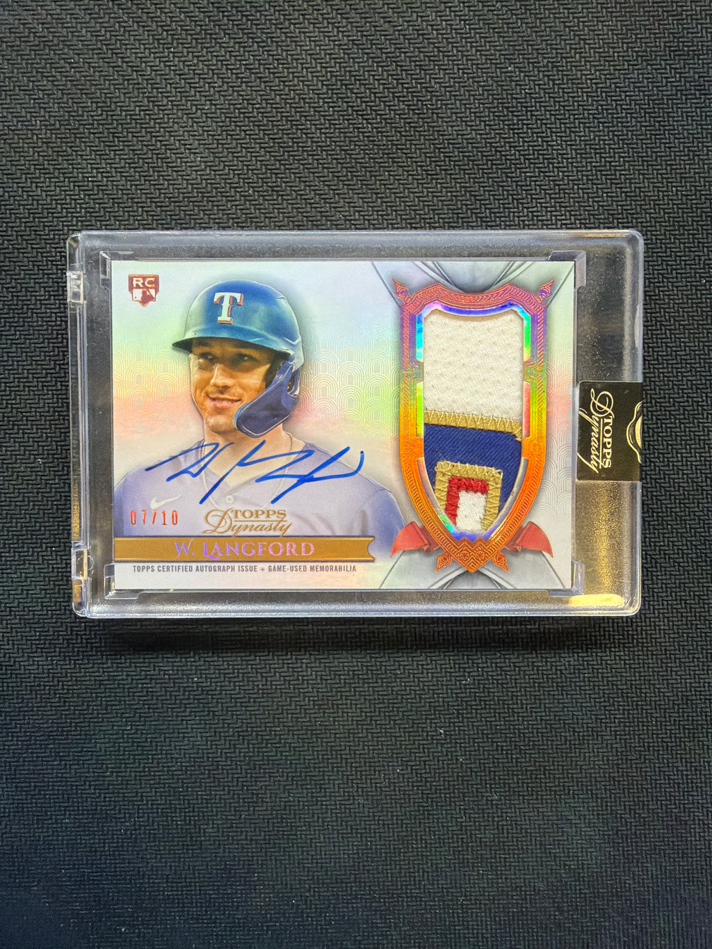 2024 Topps Dynasty Wyatt Langford Patch Auto /10