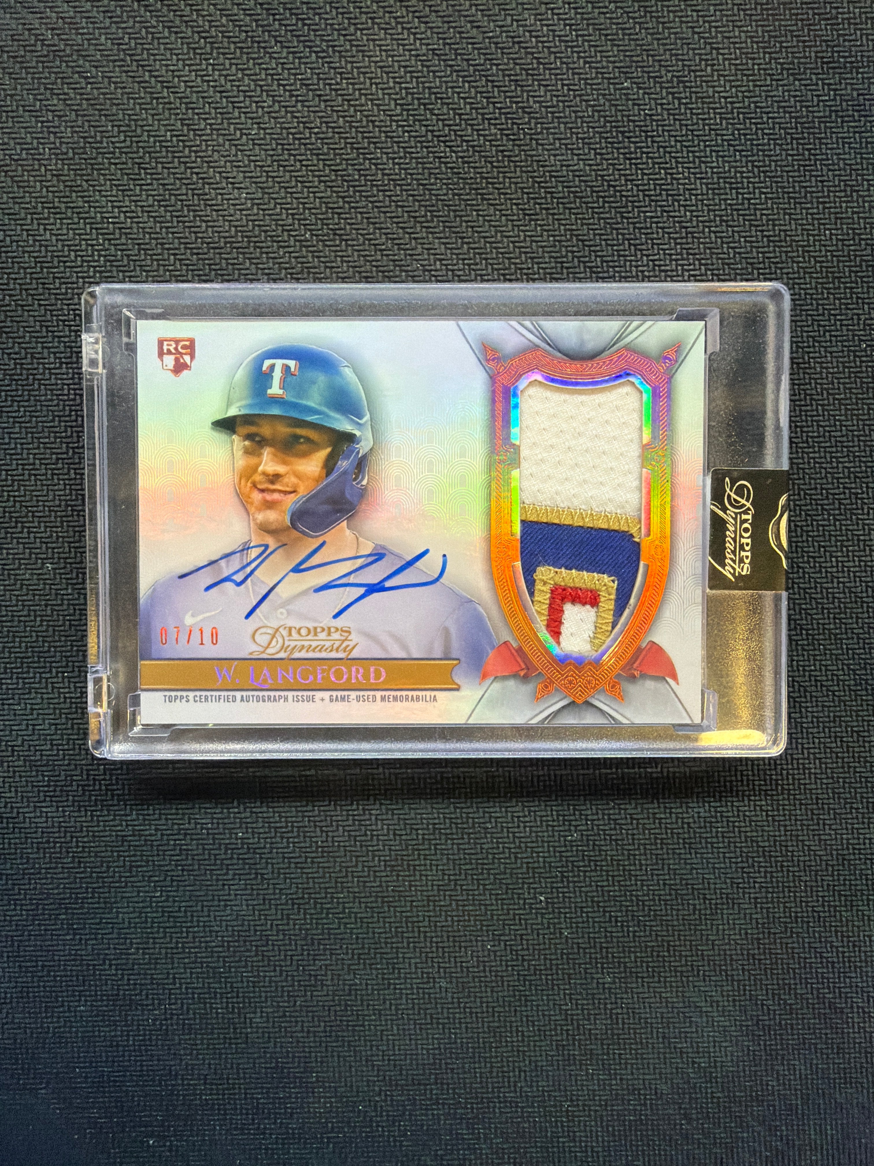 2024 Topps Dynasty Wyatt Langford Patch Auto /10