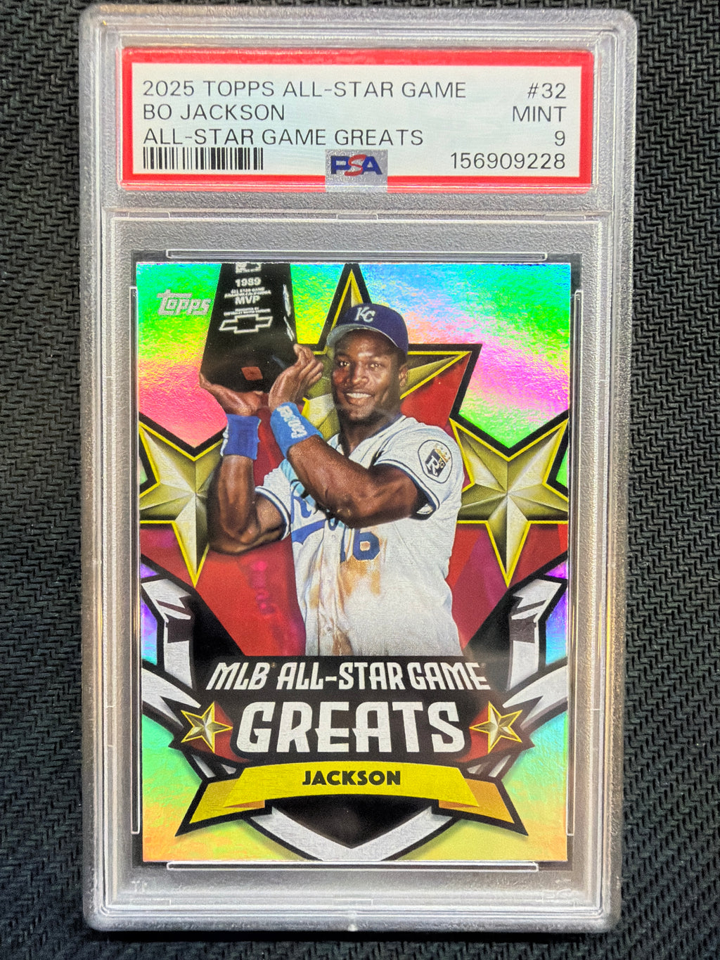 2025 Topps All-Star Game Bo Jackson All-Star Greats #32 PSA 9 Royals