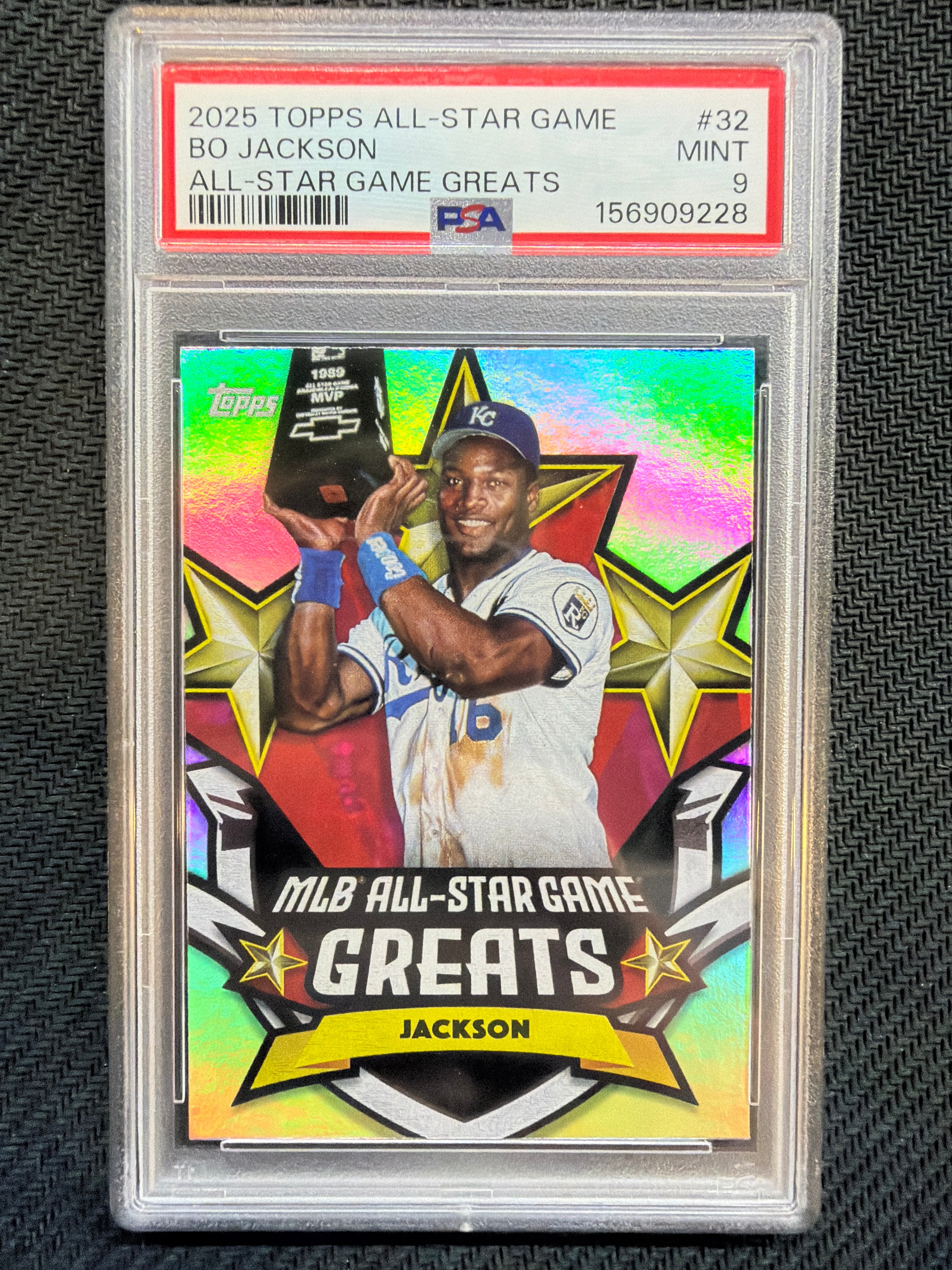 2025 Topps All-Star Game Bo Jackson All-Star Greats #32 PSA 9 Royals