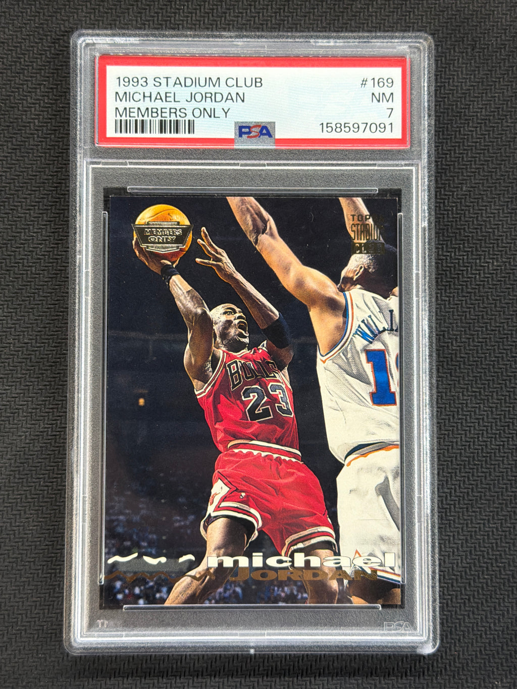 1993 Stadium Club Michael Jordan Members Only #169 PSA 7 Bulls