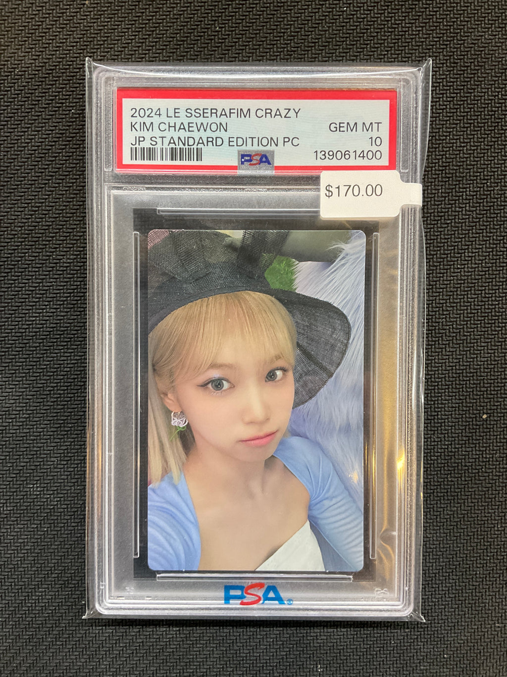 2024 Le Sserafim Crazy Kim Chaewon JP Standard Edition PS PSA 10