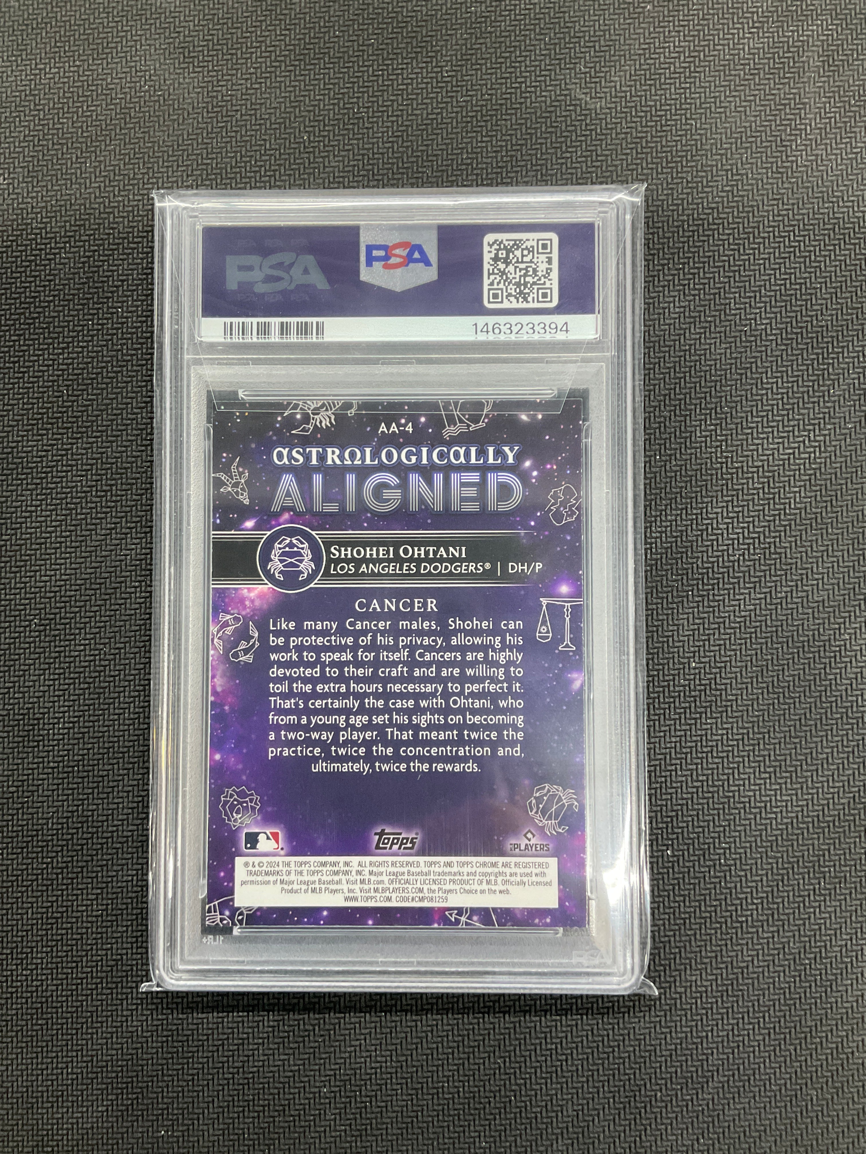 2024 Topps Chrome Cosmic Shohei Ohtani Astrologically PSA 10