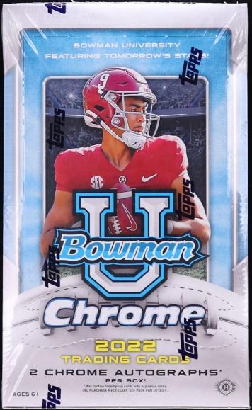 2022 Bowman Chrome Football Hobby Box