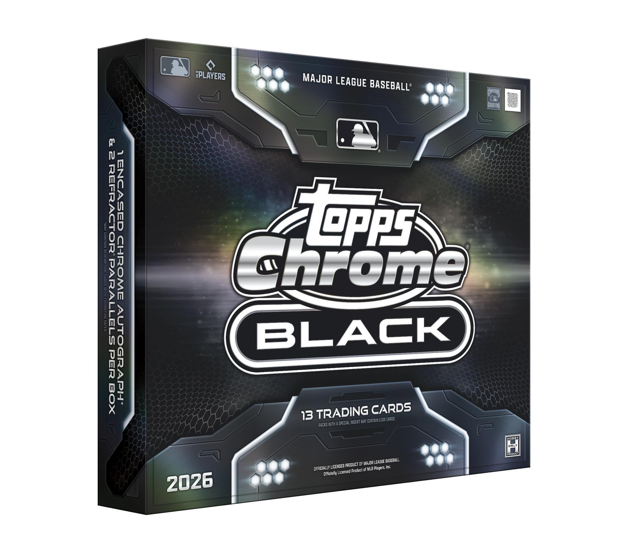 2026 Topps MLB Chrome Black Hobby Box