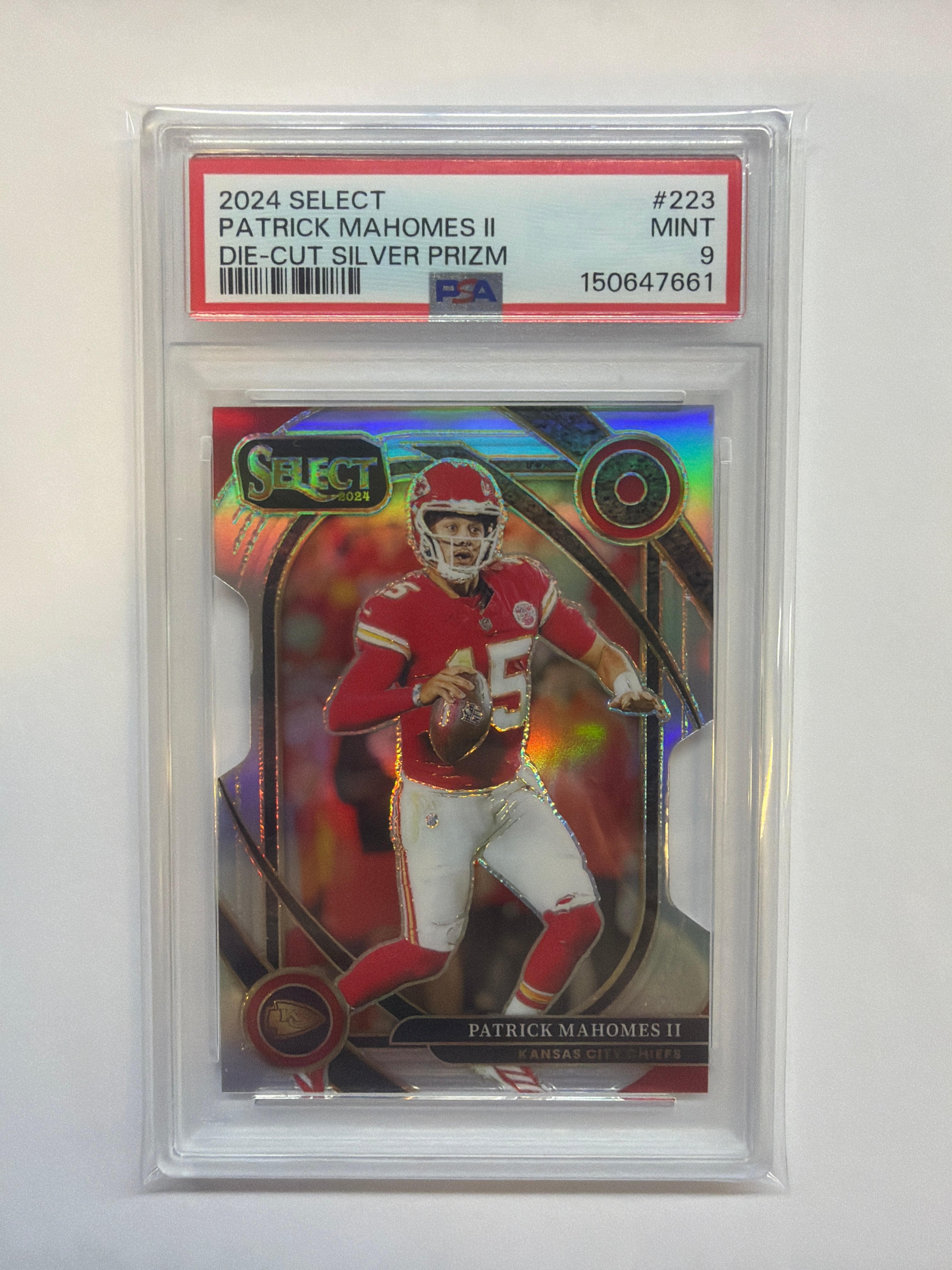 2024 Select Patrick Mahomes II Die-Cut Silver PSA 9