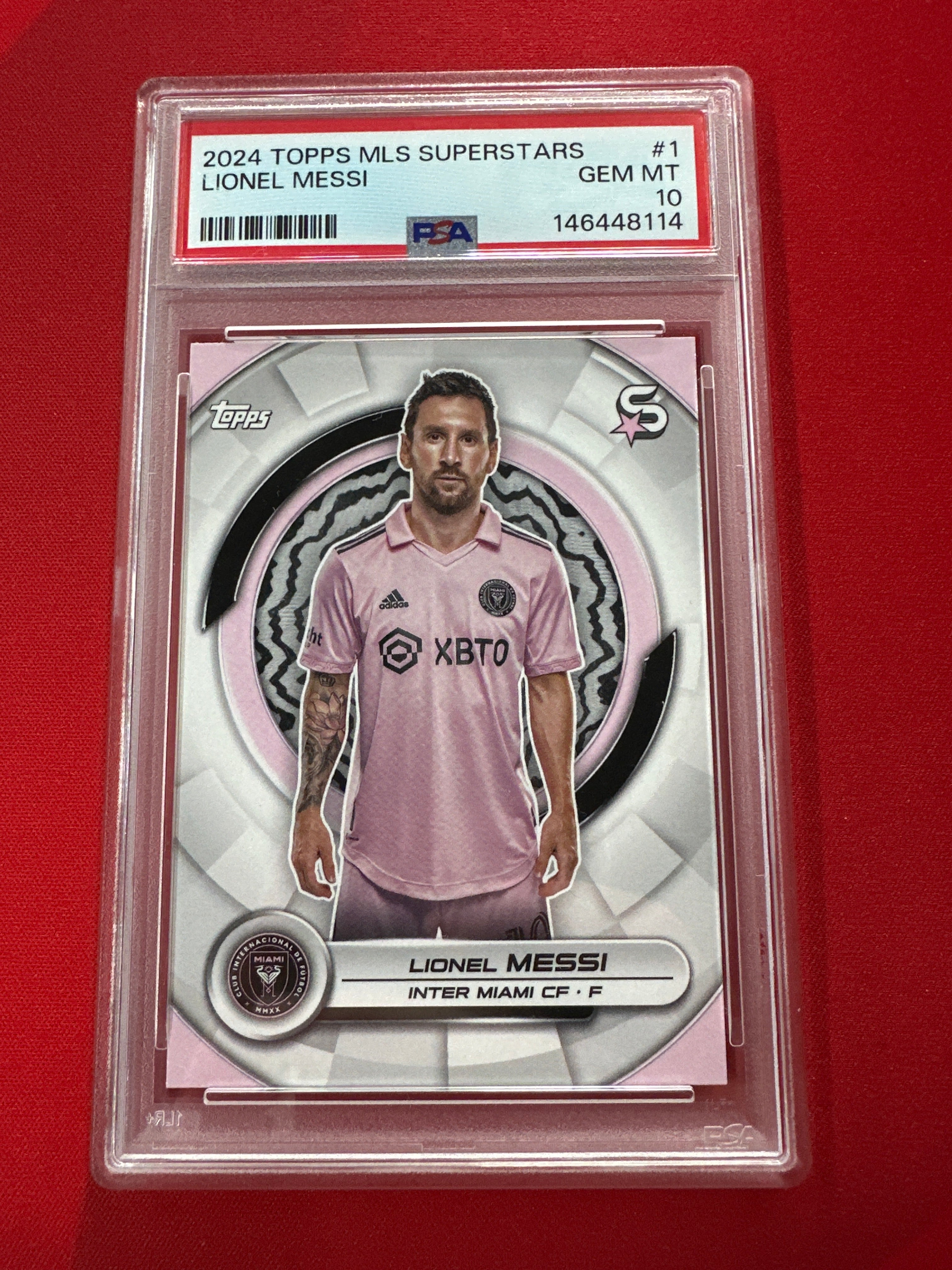 2024 Topps MLS Superstars Lionel Messii PSA 10