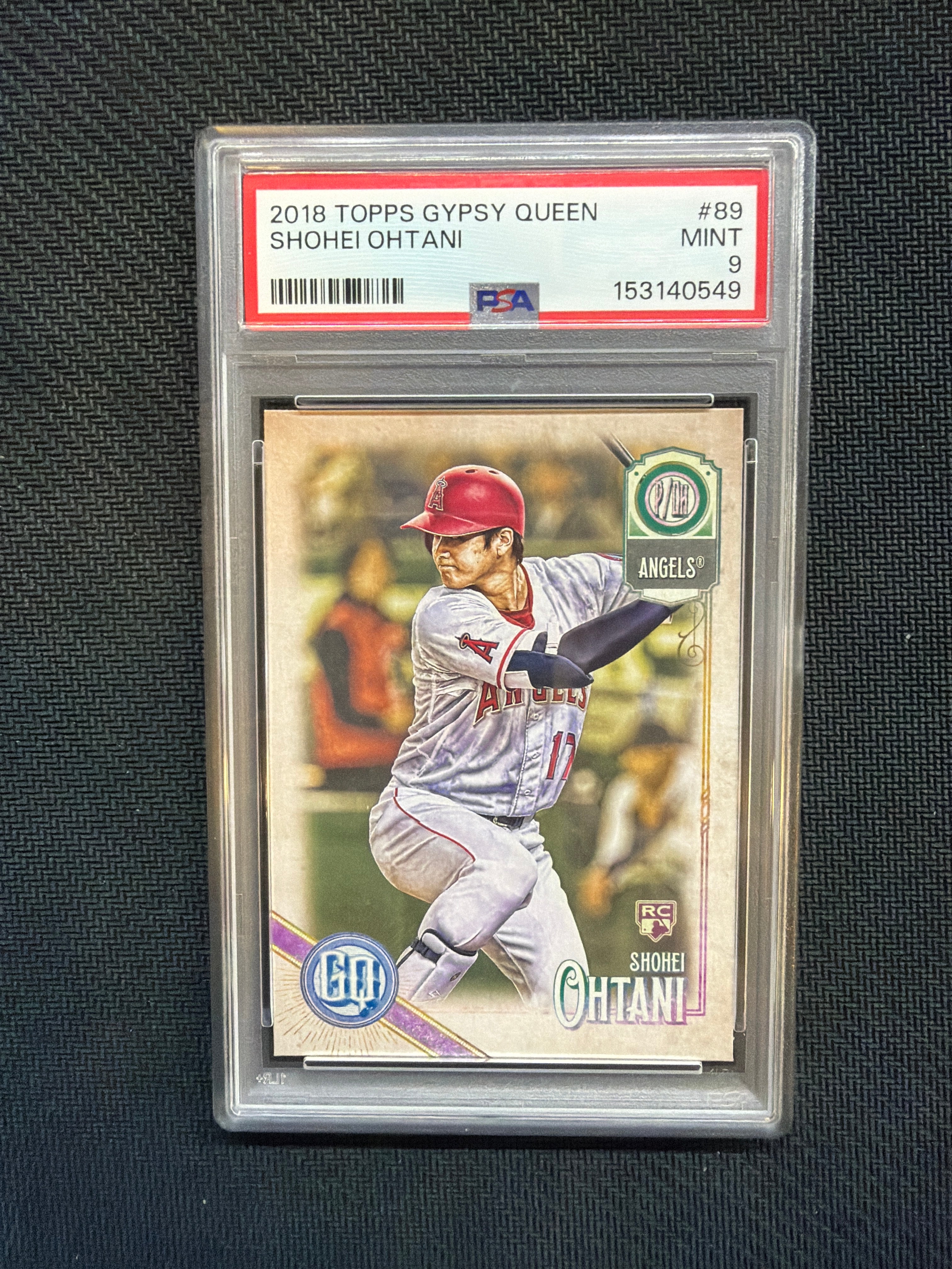 2018 Topps Gypsy Queen Shohei Ohtani #89 PSA 9 Angels 549