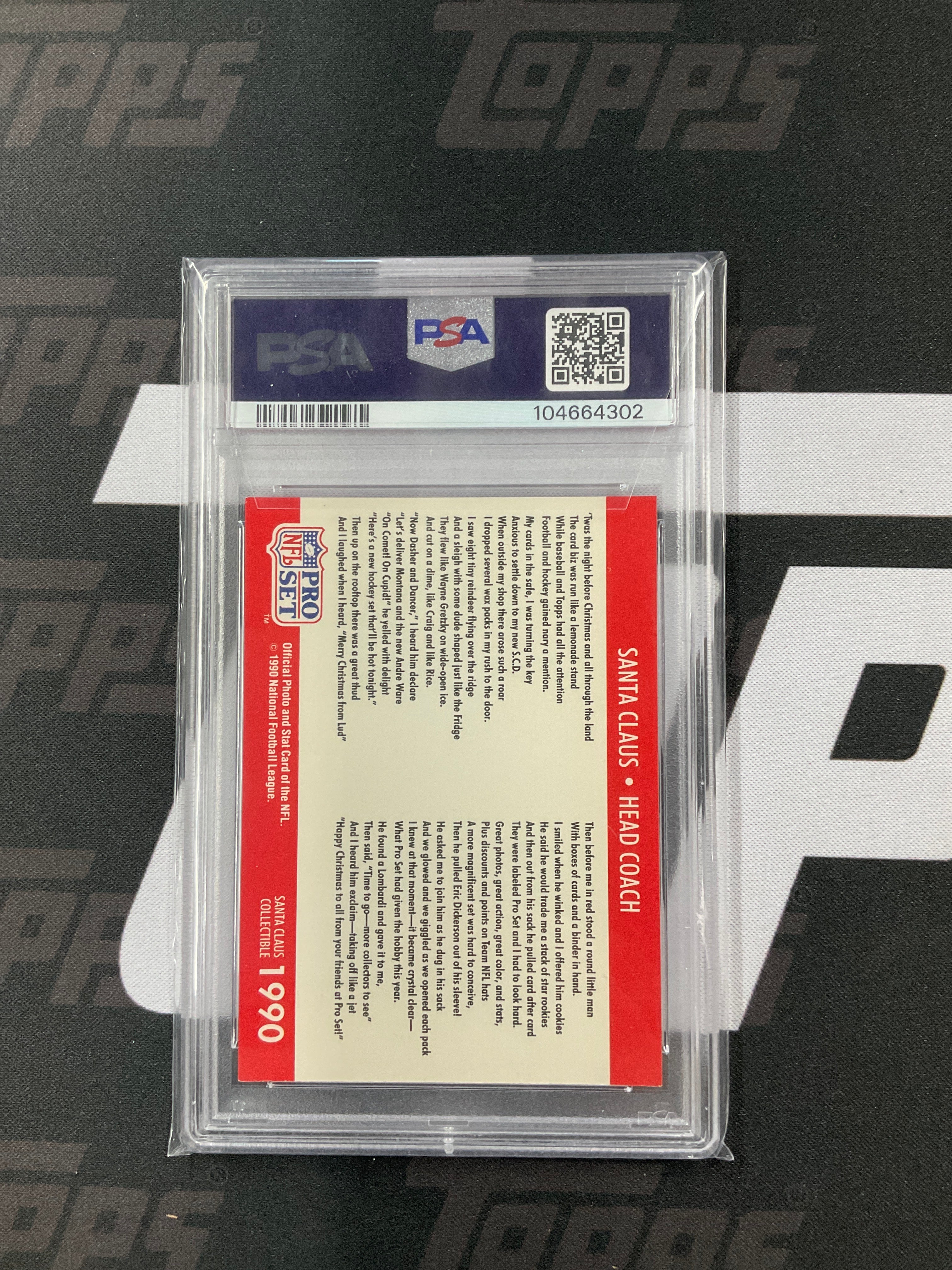 1990 Pro Set Santa Claus #1990 PSA 8