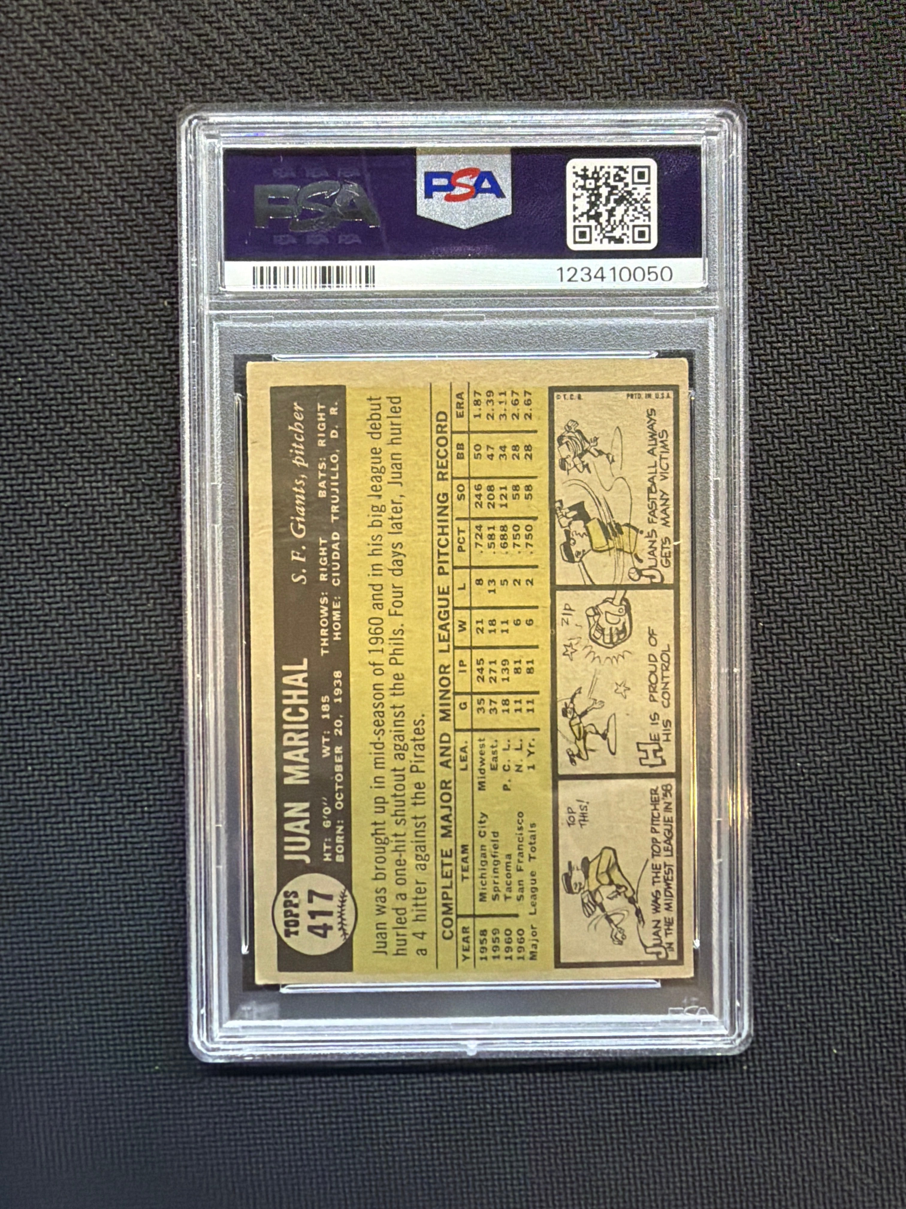1961 Topps Willie Mays #150 PSA 2