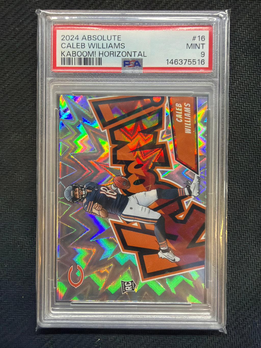 2024 Absolute Caleb Williams Kaboom! Horizontal #16 PSA 9 516