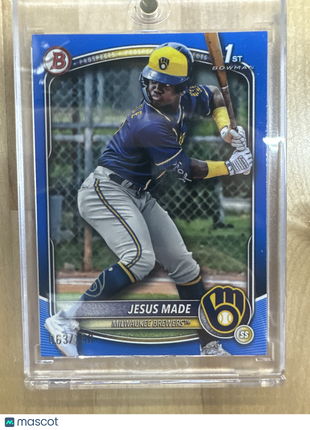 2025 Bowman Jesus Made 1st Blue /150 Brewers