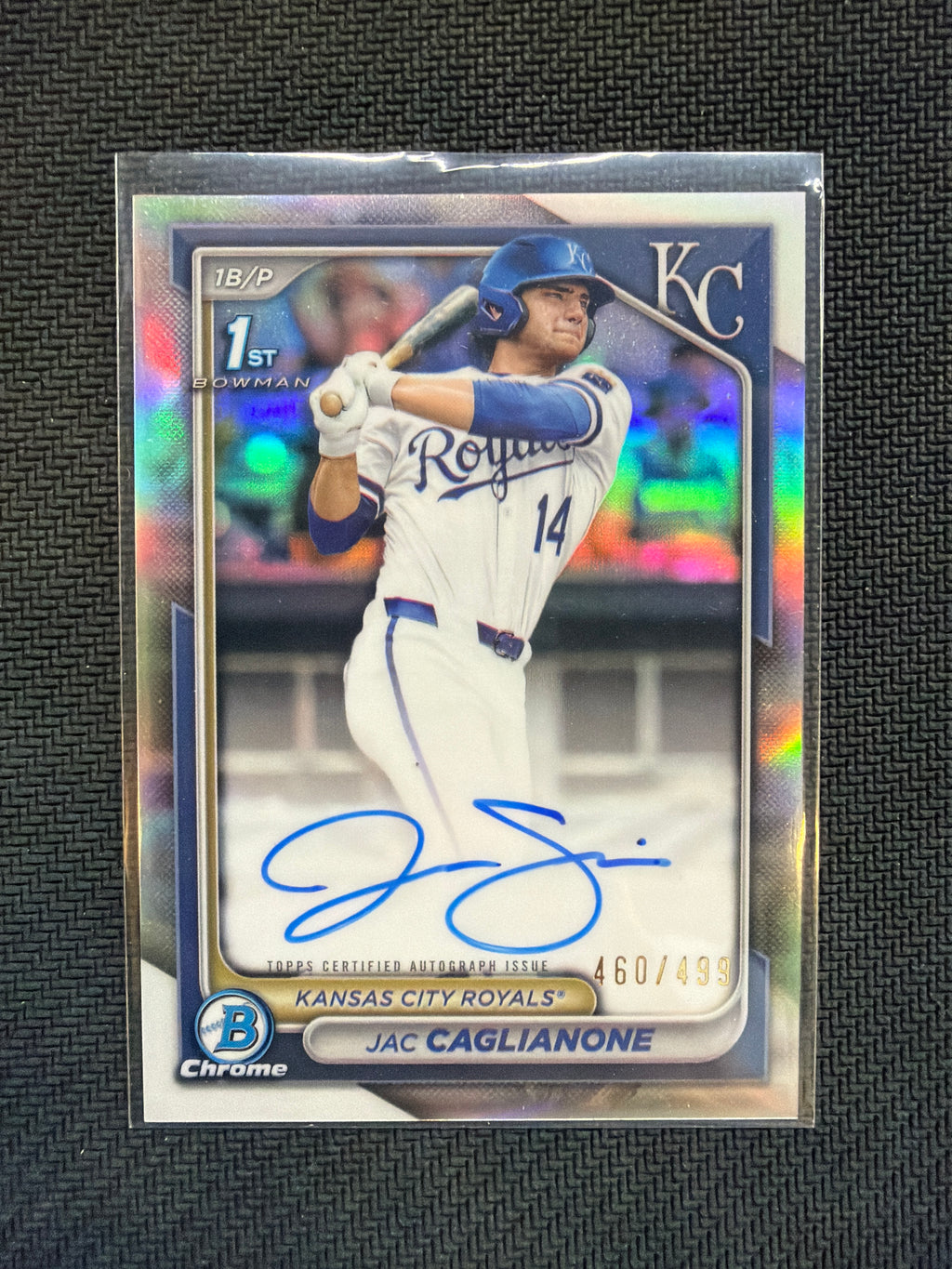 2024 Bowman Chrome Jac Caglianone Refractor 1st Auto /499
