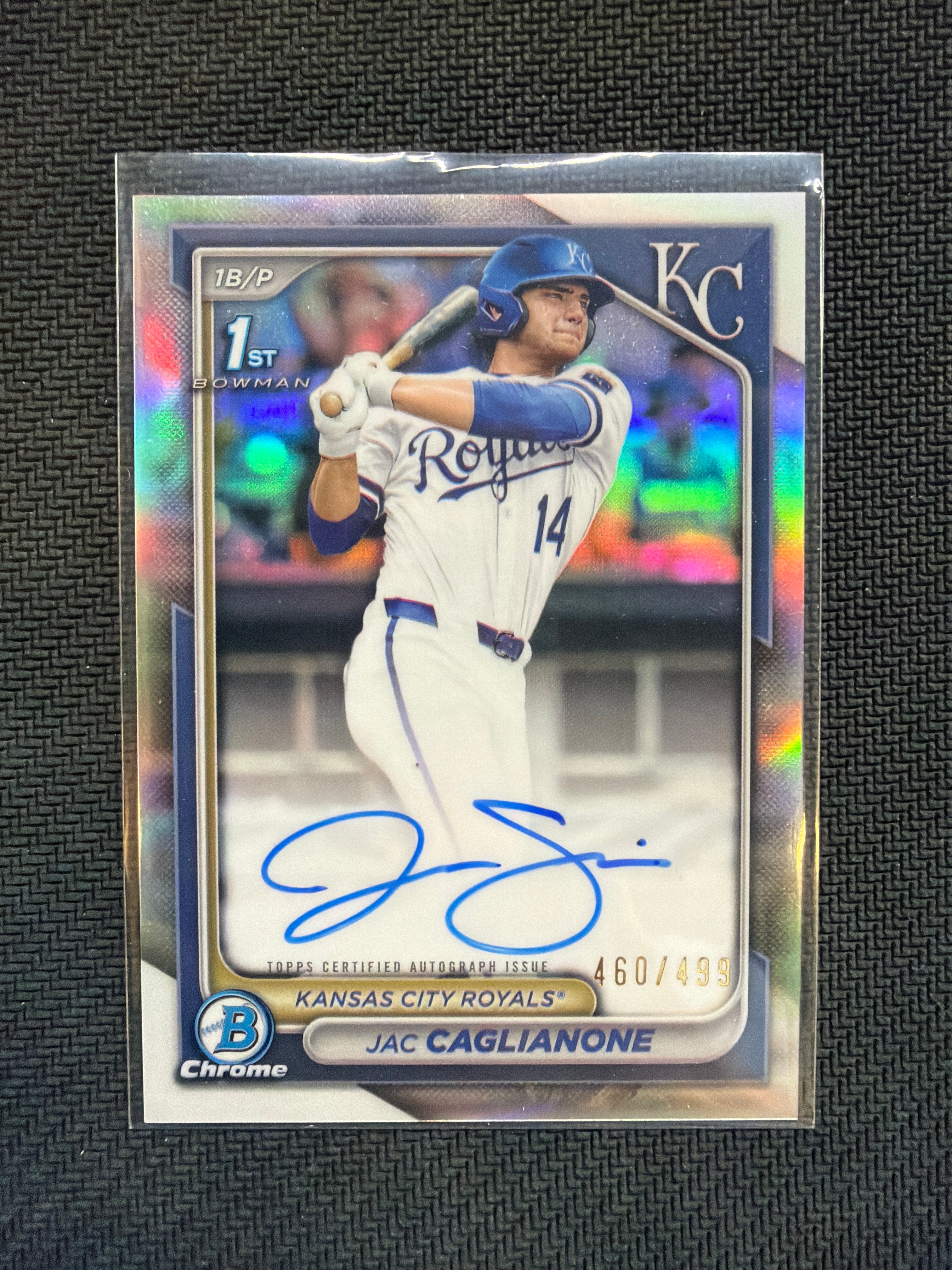 2024 Bowman Chrome Jac Caglianone Refractor 1st Auto /499