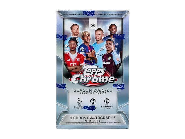 2025/26 Topps Chrome UEFA Fanatics Fest Exclusive Hobby Box!