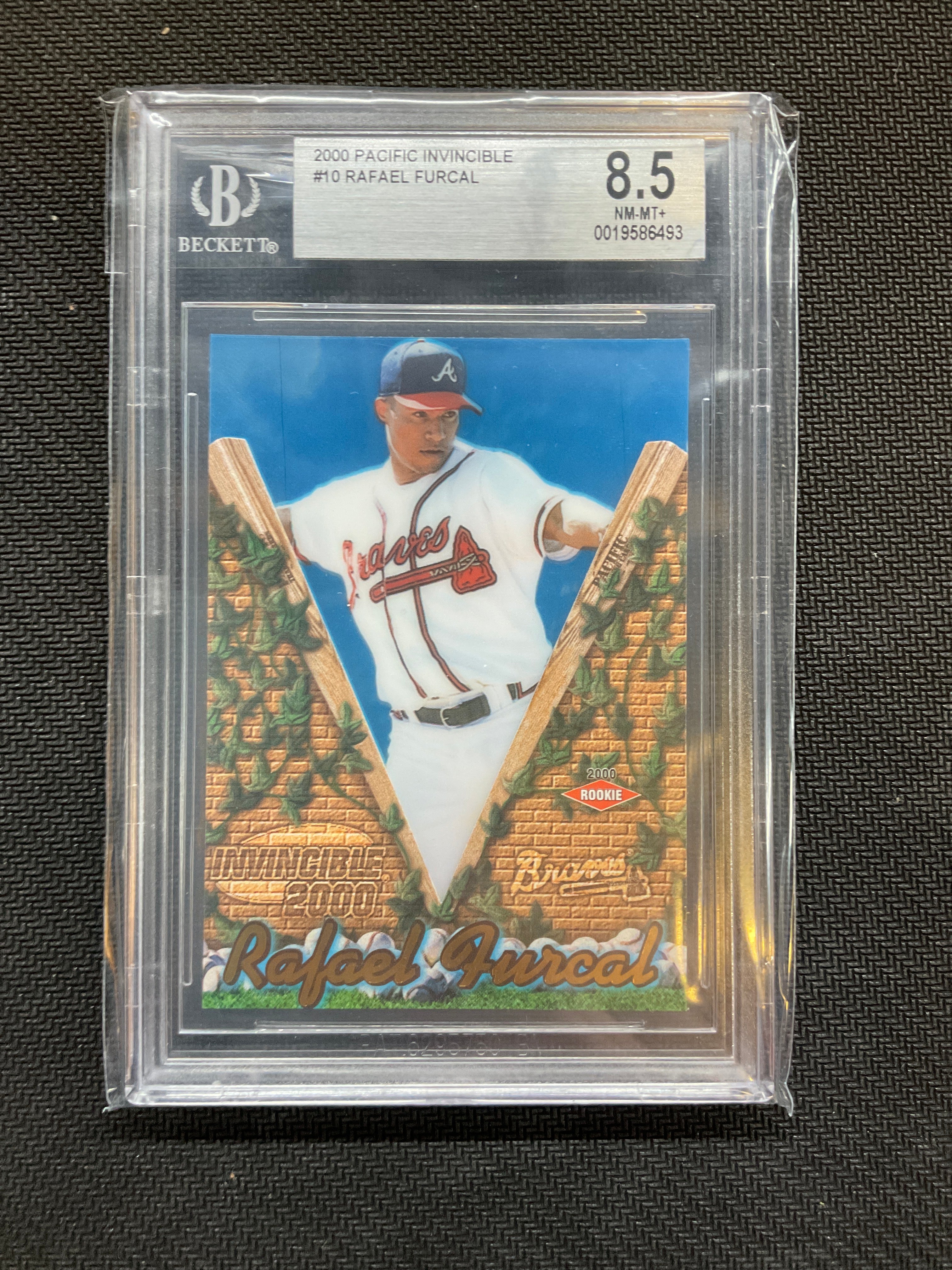 2000 Pacific Invincible Rafael Furcal Rookie BGS 8.5 Braves