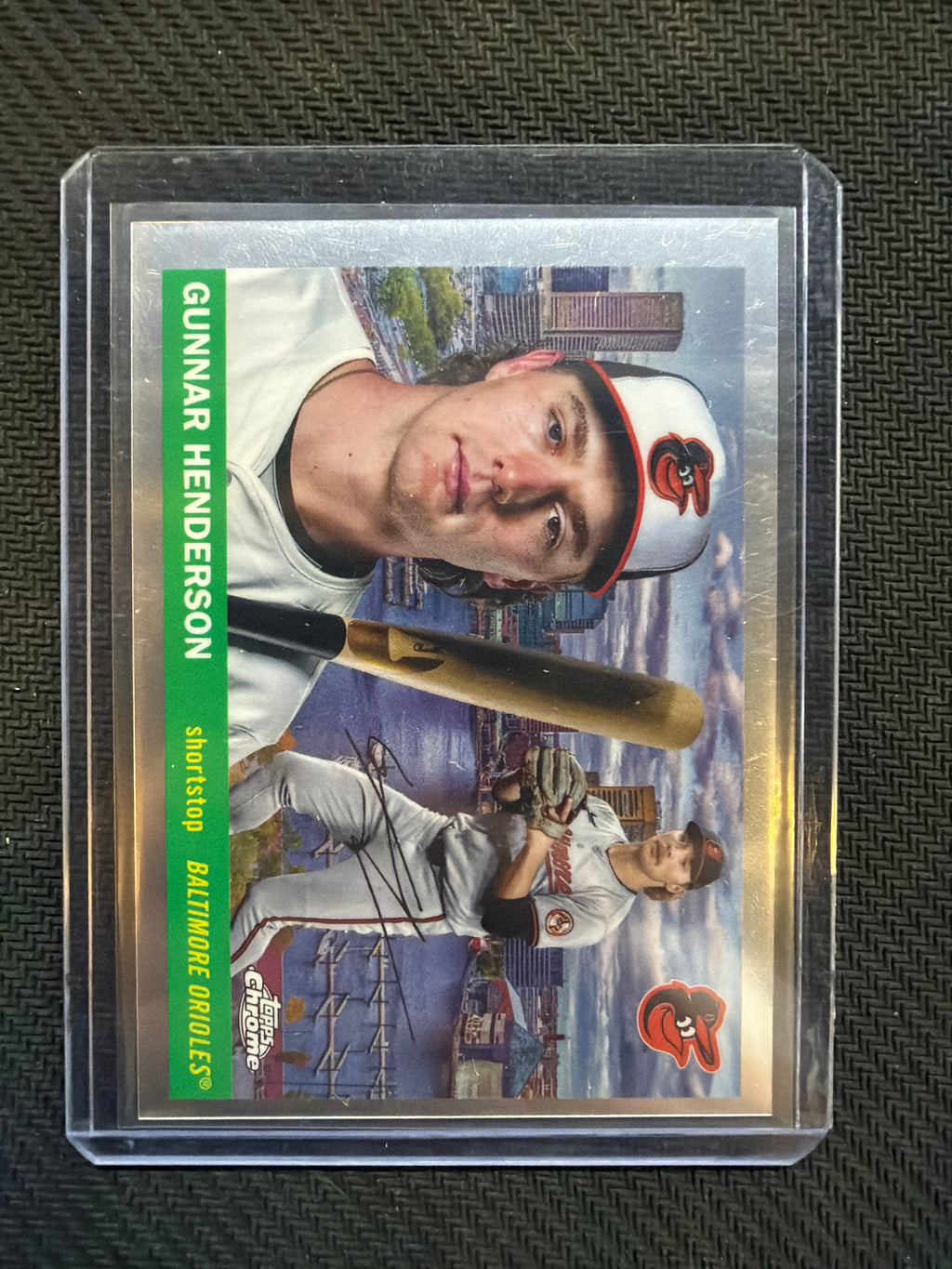 2025 Topps Chrome Platinum Gunnar Henderson City Variation