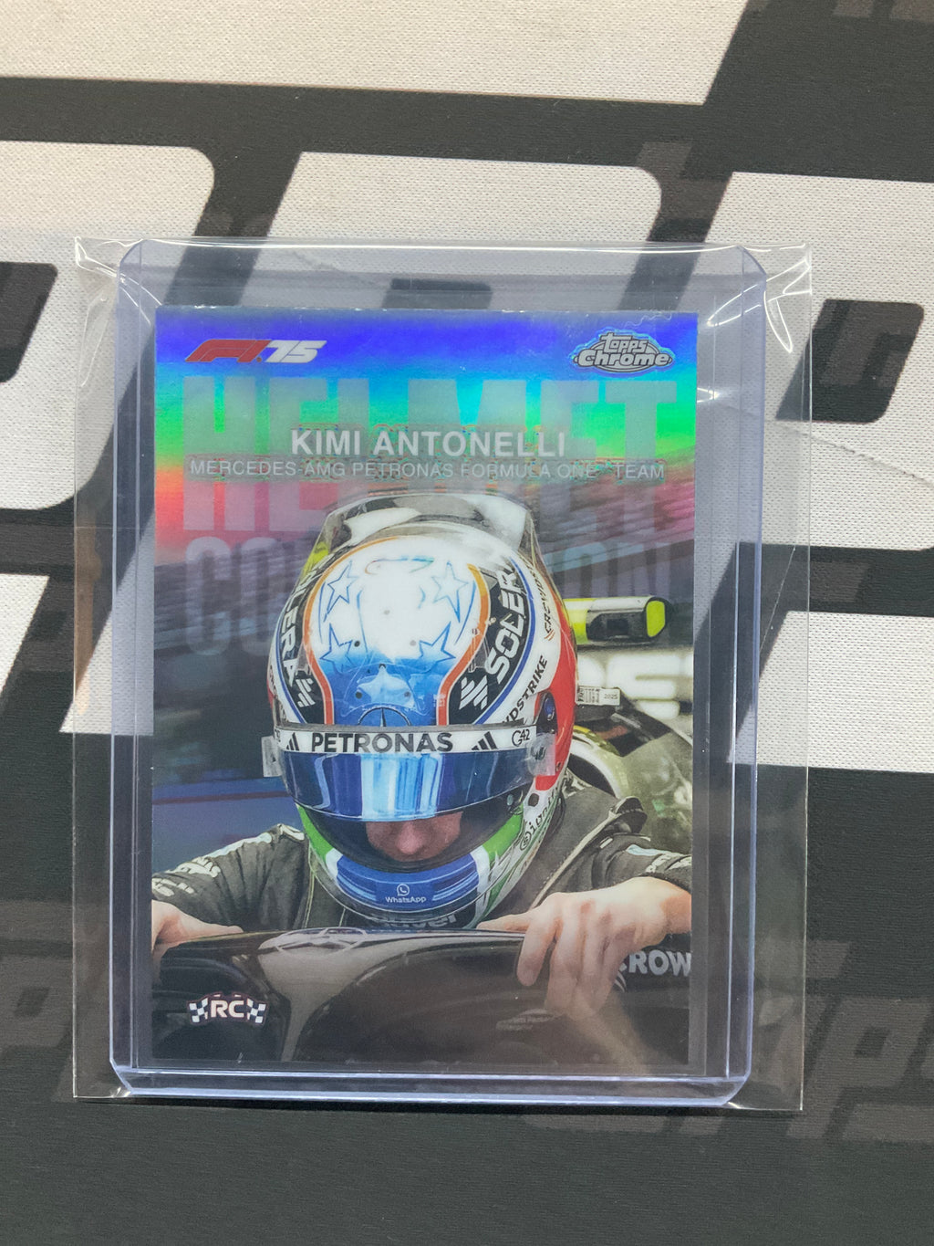 2025 Topps Chrome F1 Kimi Antonelli Rookie Helmet