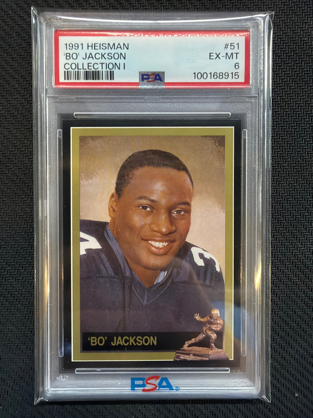 1991 Heisman Bo Jackson Collection I #51 PSA 6 Auburn