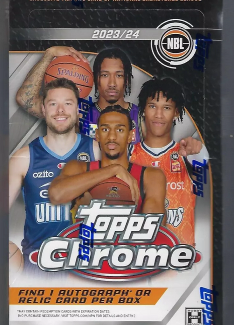 2023-24 Topps Chrome Basketball NBL Hobby Box