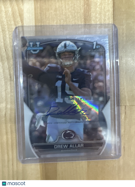 2022 Bowman Chrome University Drew Allar 1st Autograph Auto #59