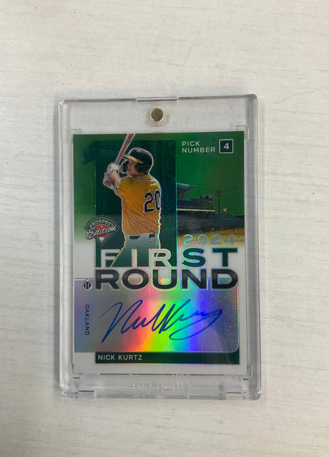 2024 Prospect Nick Kurtz First Round Auto Green