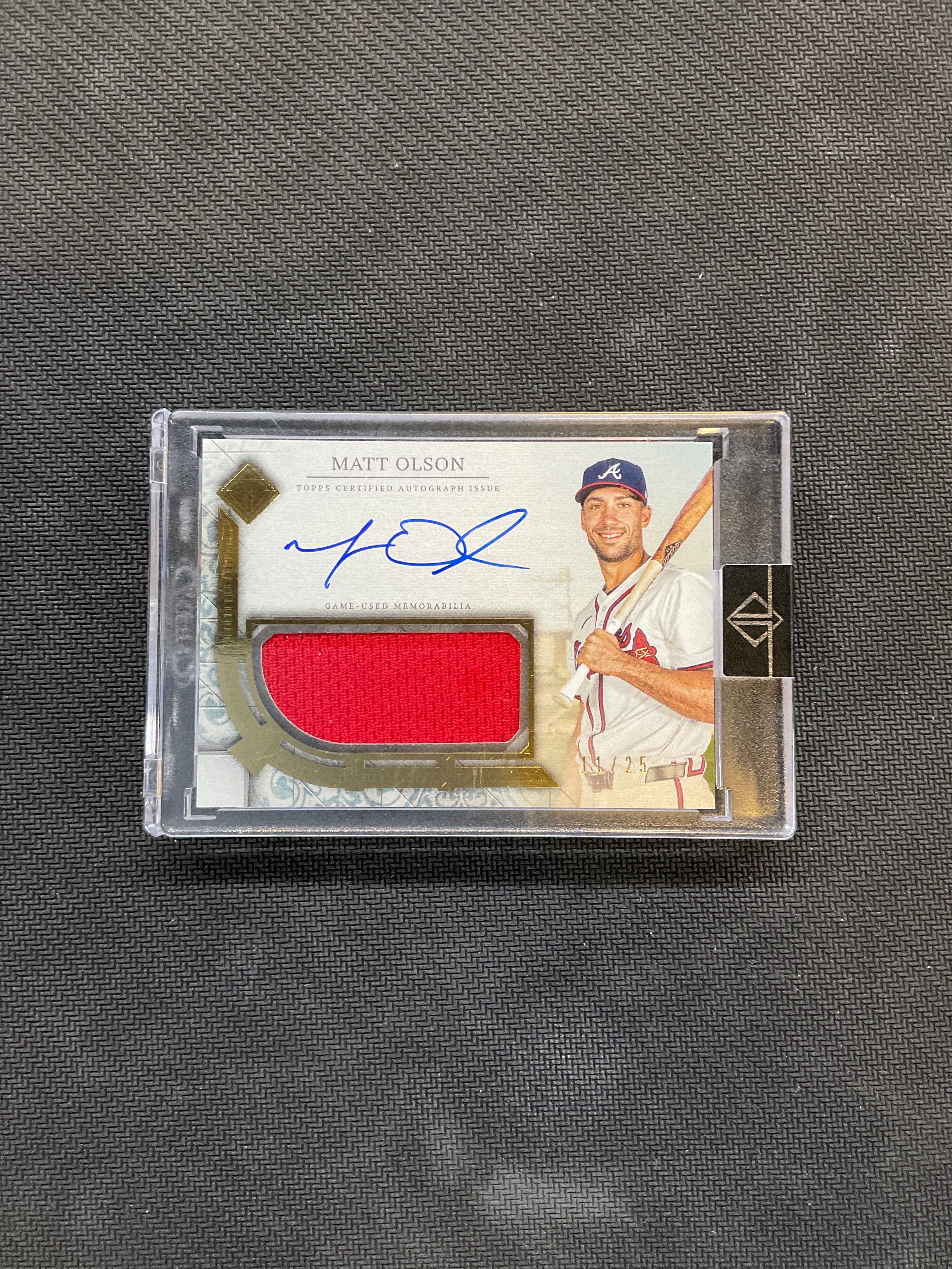 2024 Topps Transcendent Matt Olson Patch Auto /25 Braves