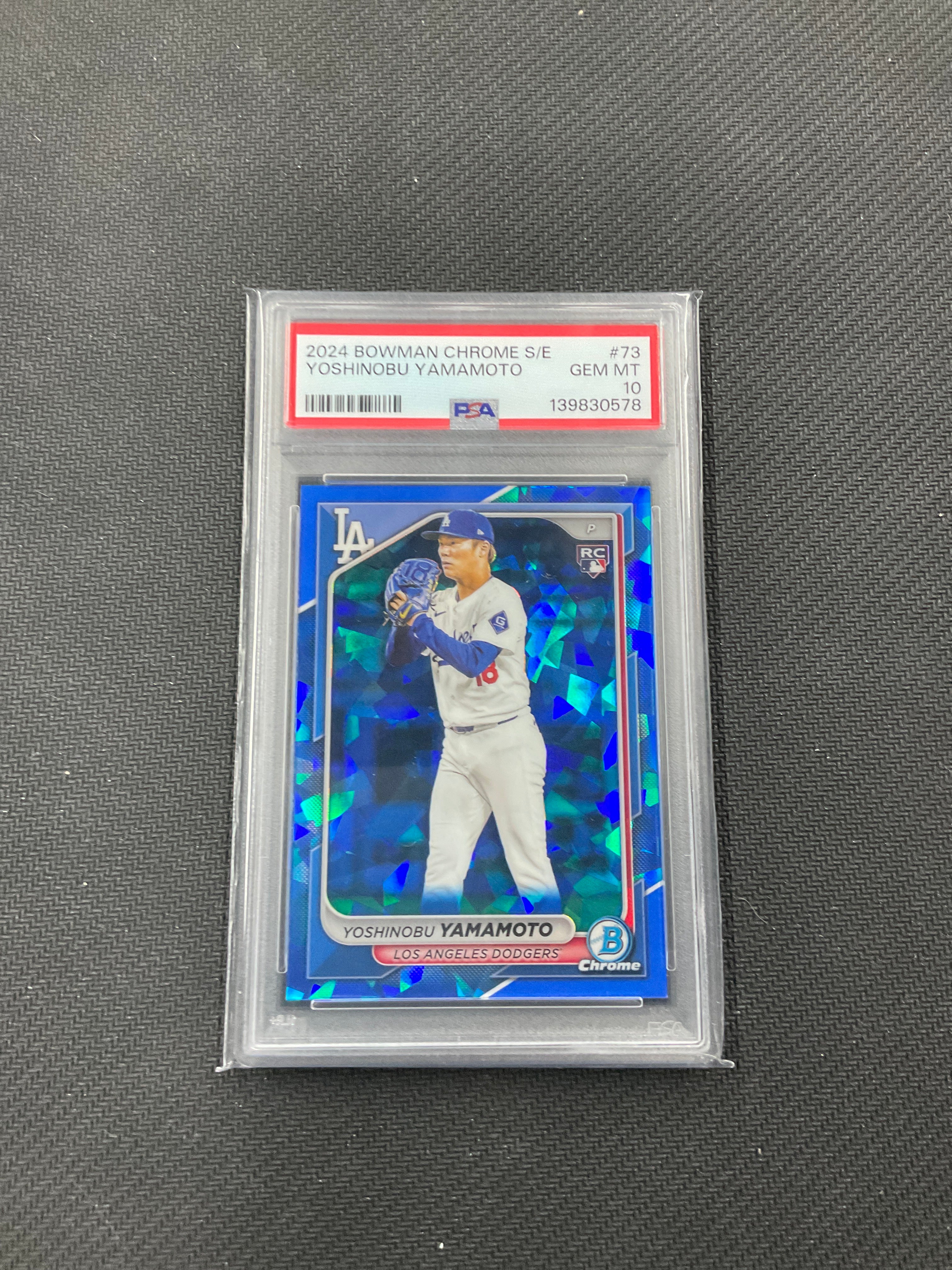 2024 Bowman Chrome Yoshinobu Yamamoto Rookie PSA 10 Dodgers