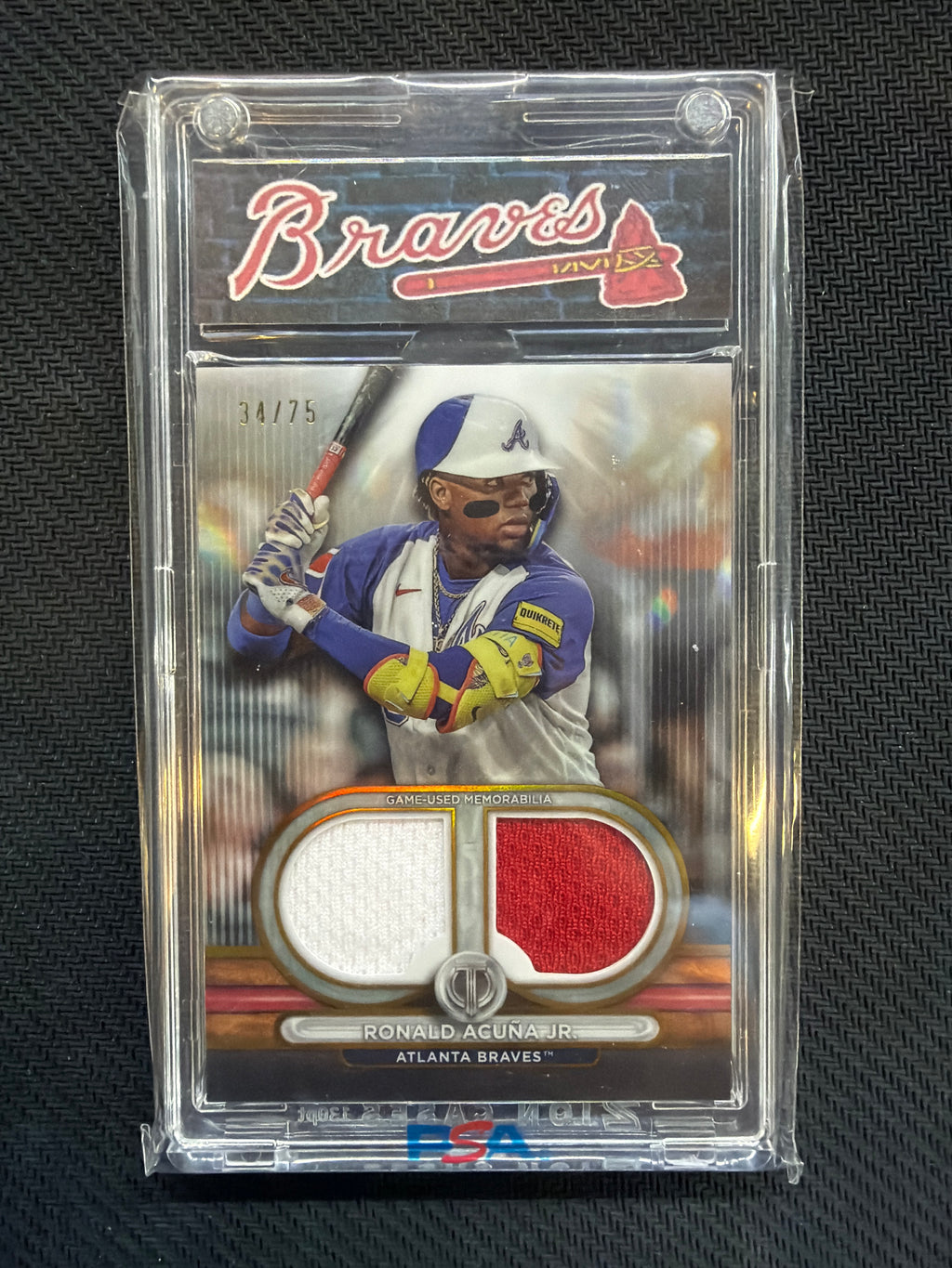 2024 Topps Tribute Ronald Acuna Jr. Dual Patch /75 Braves