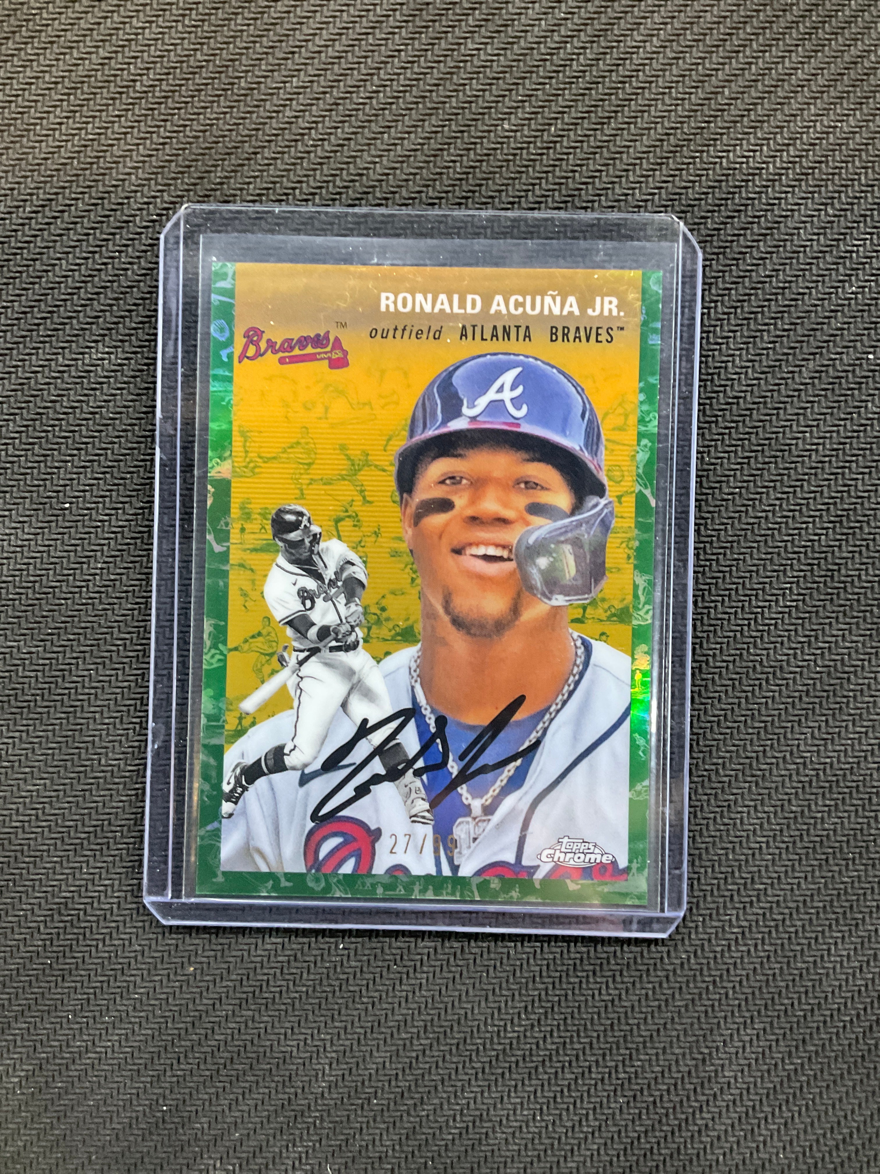 2023 Topps Platinum Ronald Acuna Jr. Green /99 Braves
