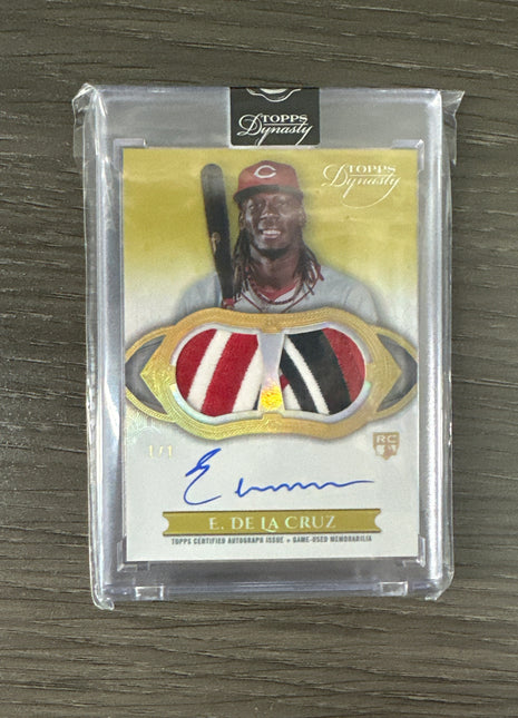 2024 Topps Dynasty Elly De La Cruz Patch Auto 1/1 Rookie