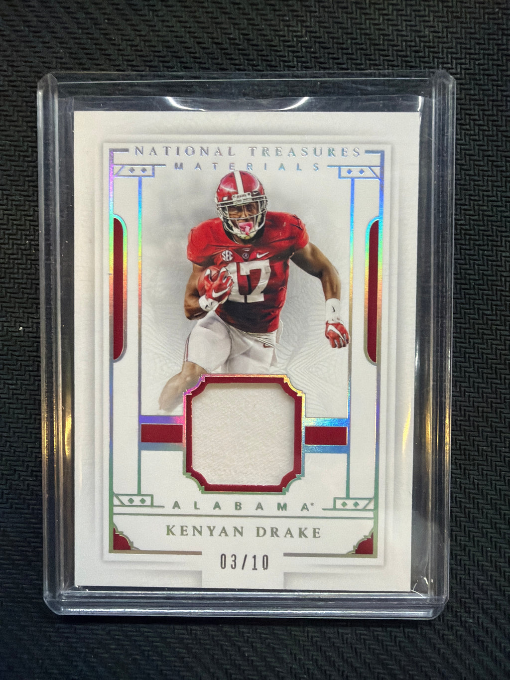 2016 National Treasures Kenyan Drake Materials /10 Alabama