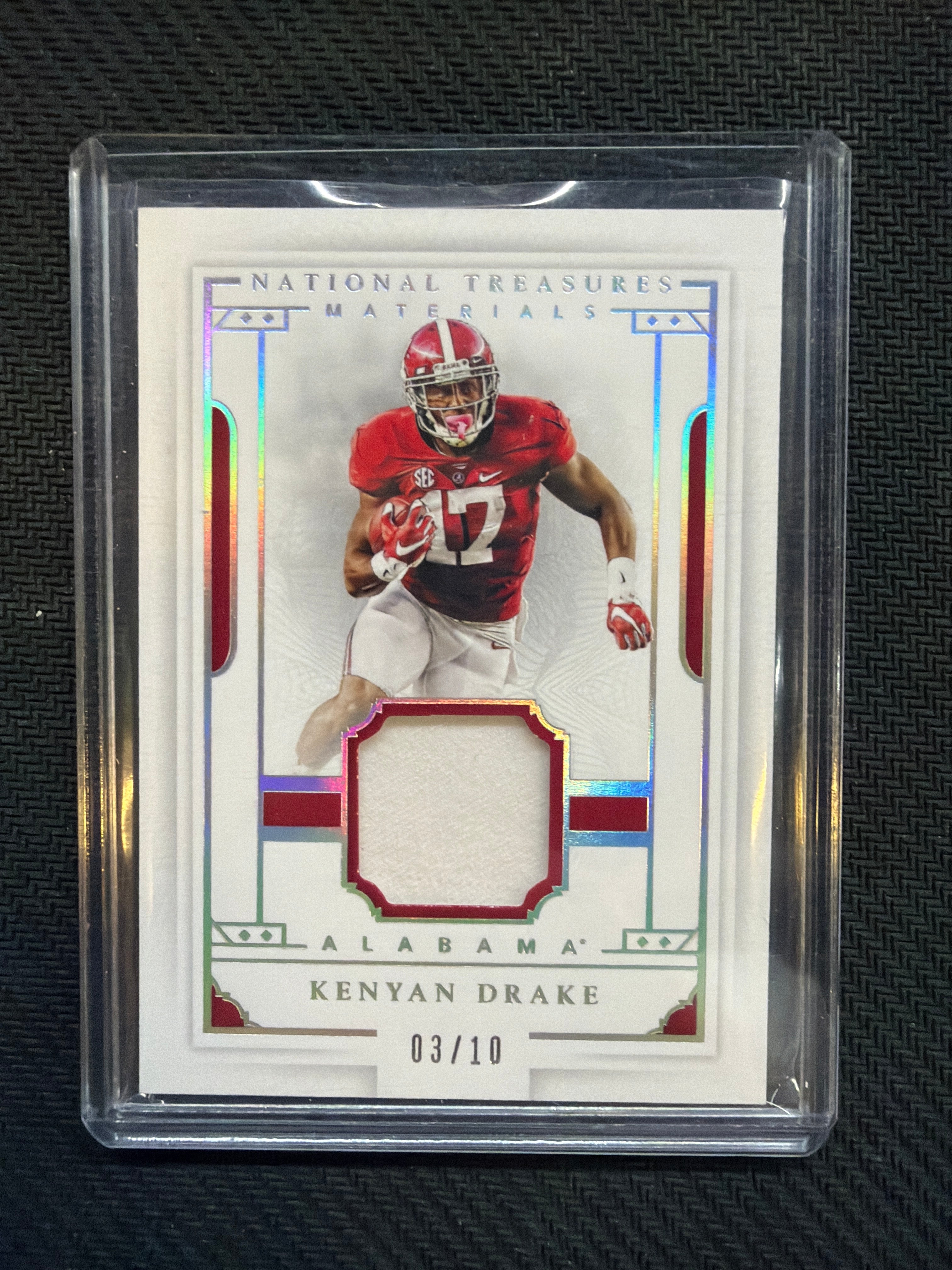 2016 National Treasures Kenyan Drake Materials /10 Alabama