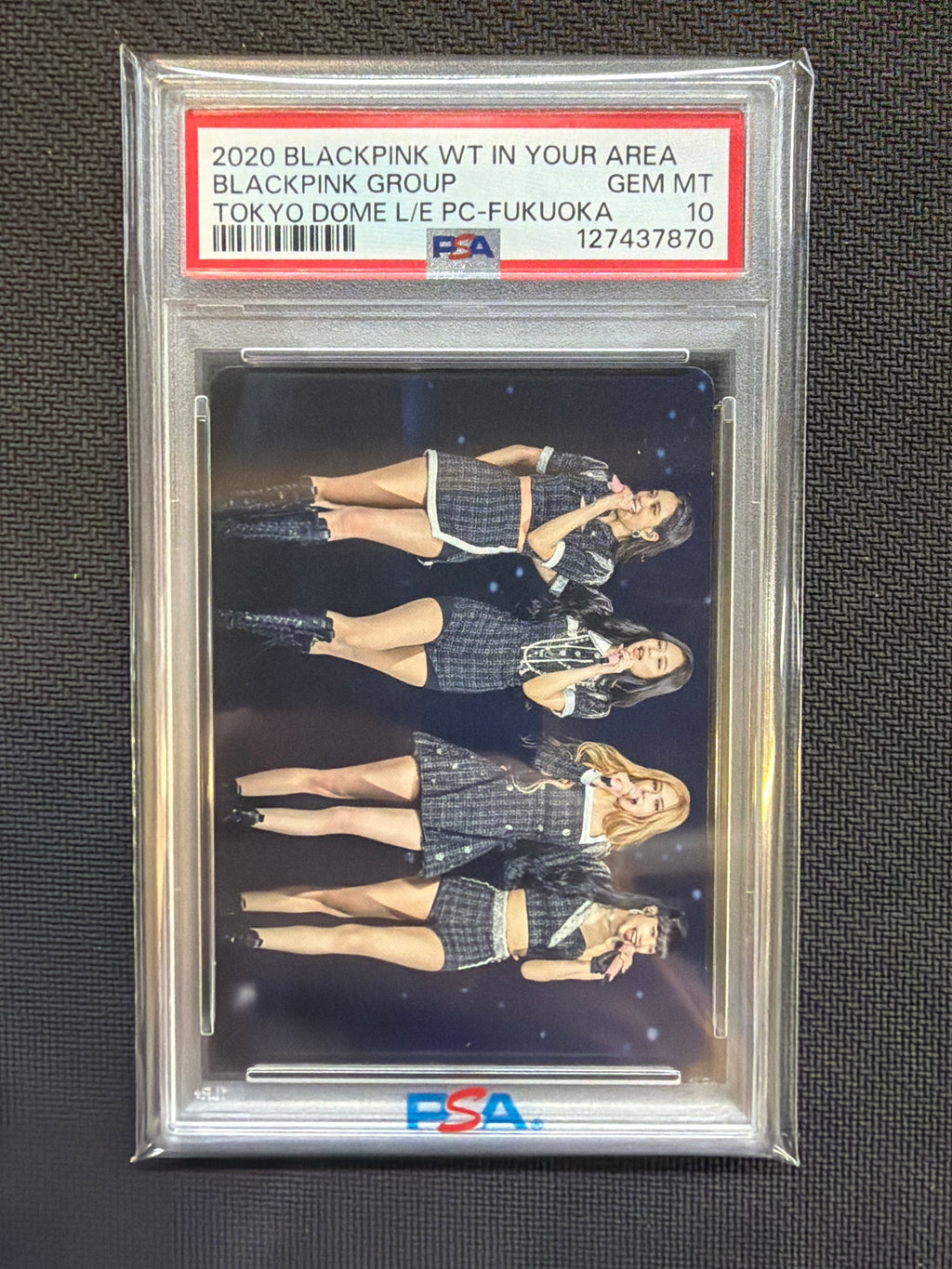 2020 Fukuoka BlackPink Group PSA 10