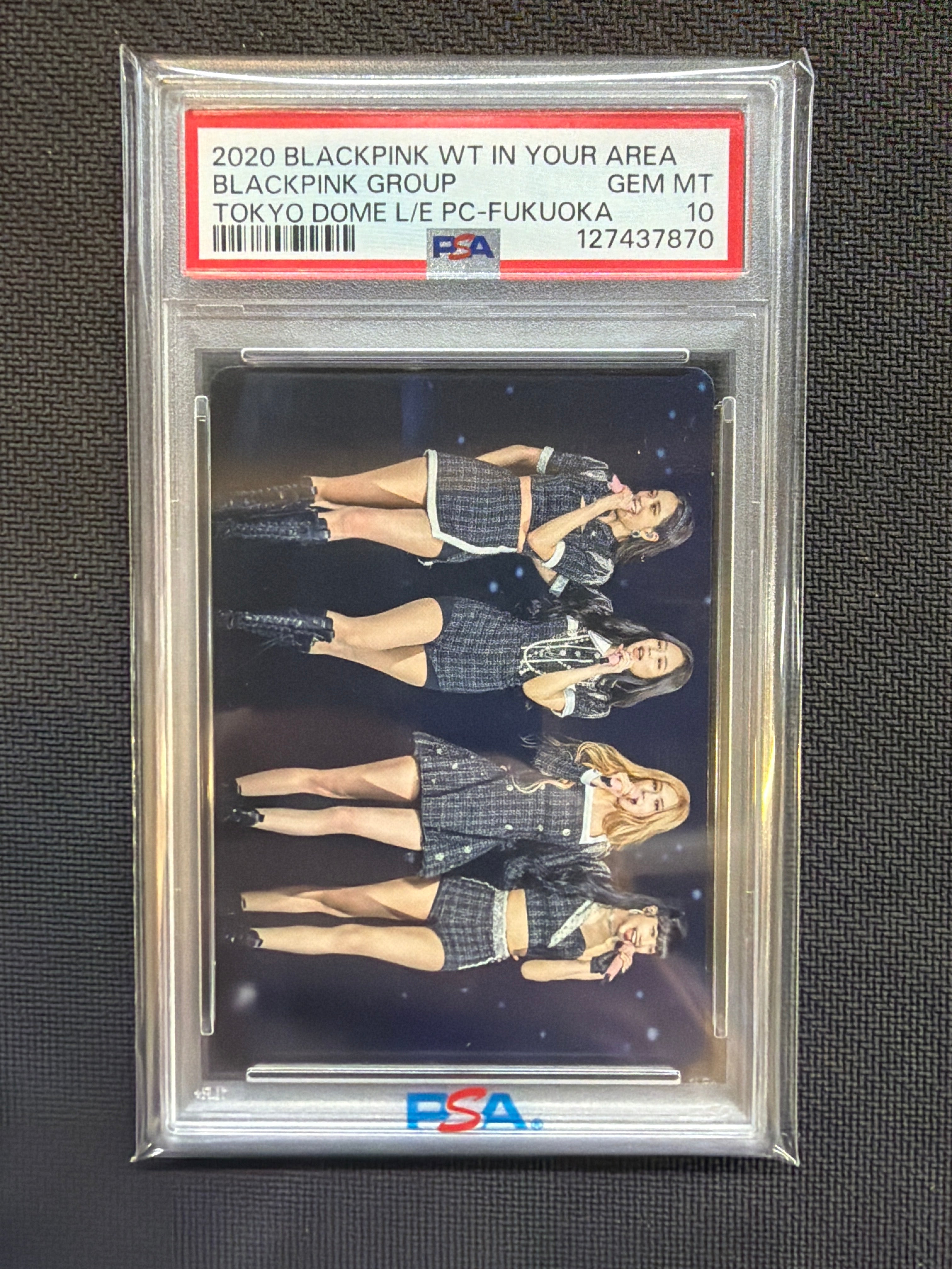 2020 Fukuoka BlackPink Group PSA 10