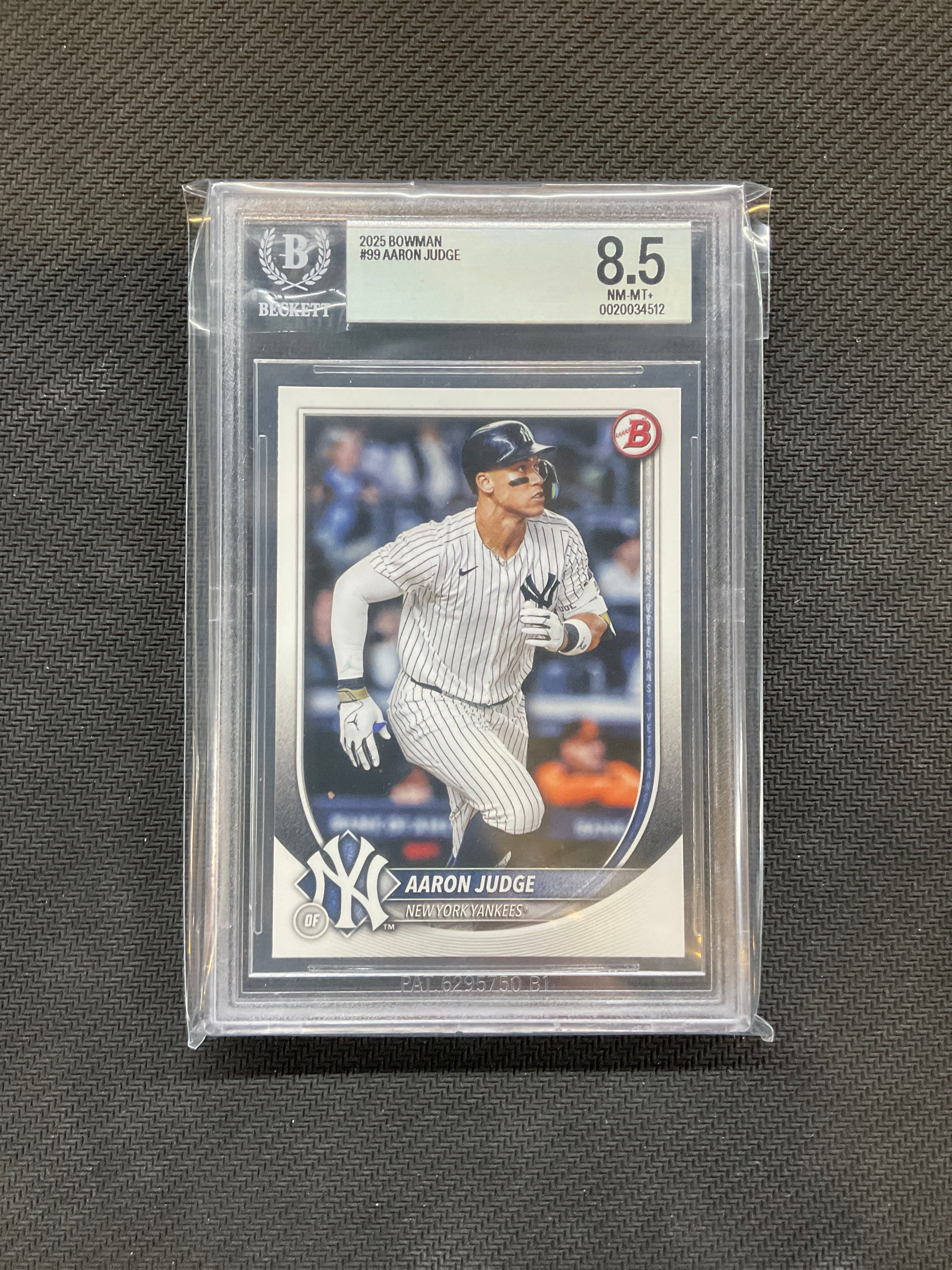 2025 Bowman Aaron Judge BGS 8.5