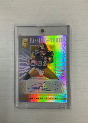 2019 Donruss Elite Hines Ward Juju Smith Passing The Torch Auto /15