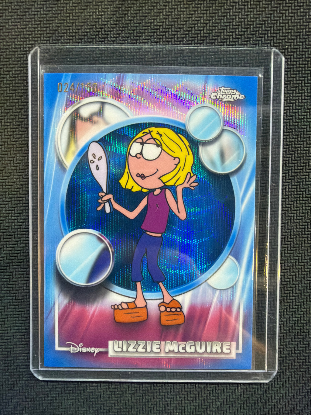 2026 Topps Chrome Disney Lizzie McGuire Blue Wave /150 #109