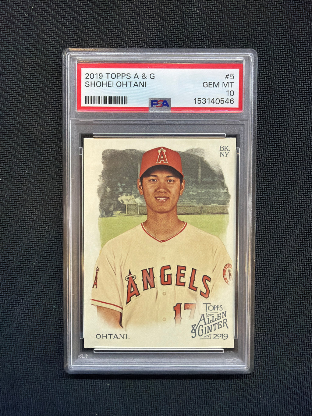 2019 Topps Allen & Ginter Shohei Ohtani #5 PSA 10 Angels 546
