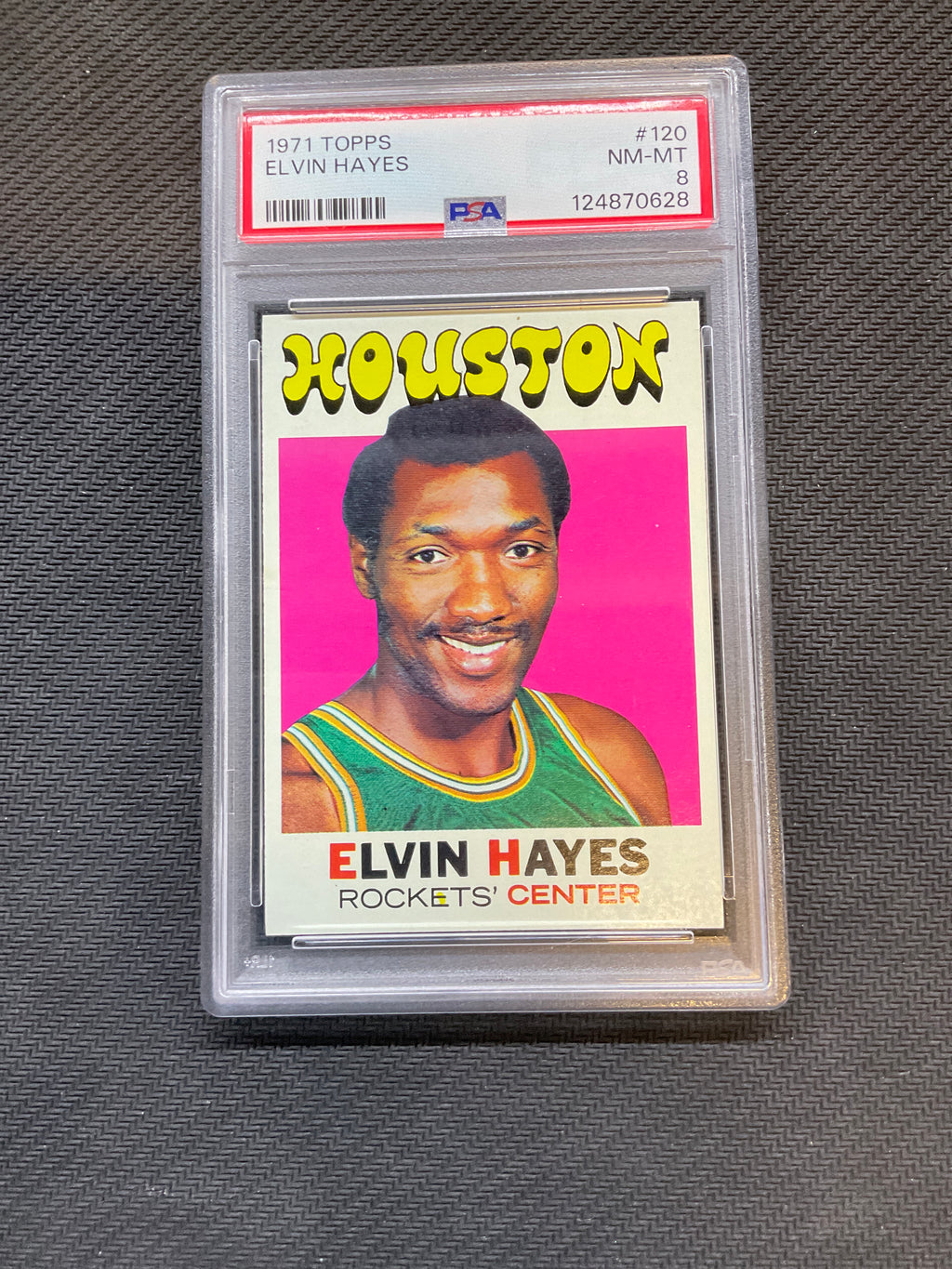 1971 Topps Elvin Hayes #120 PSA 8 Houston