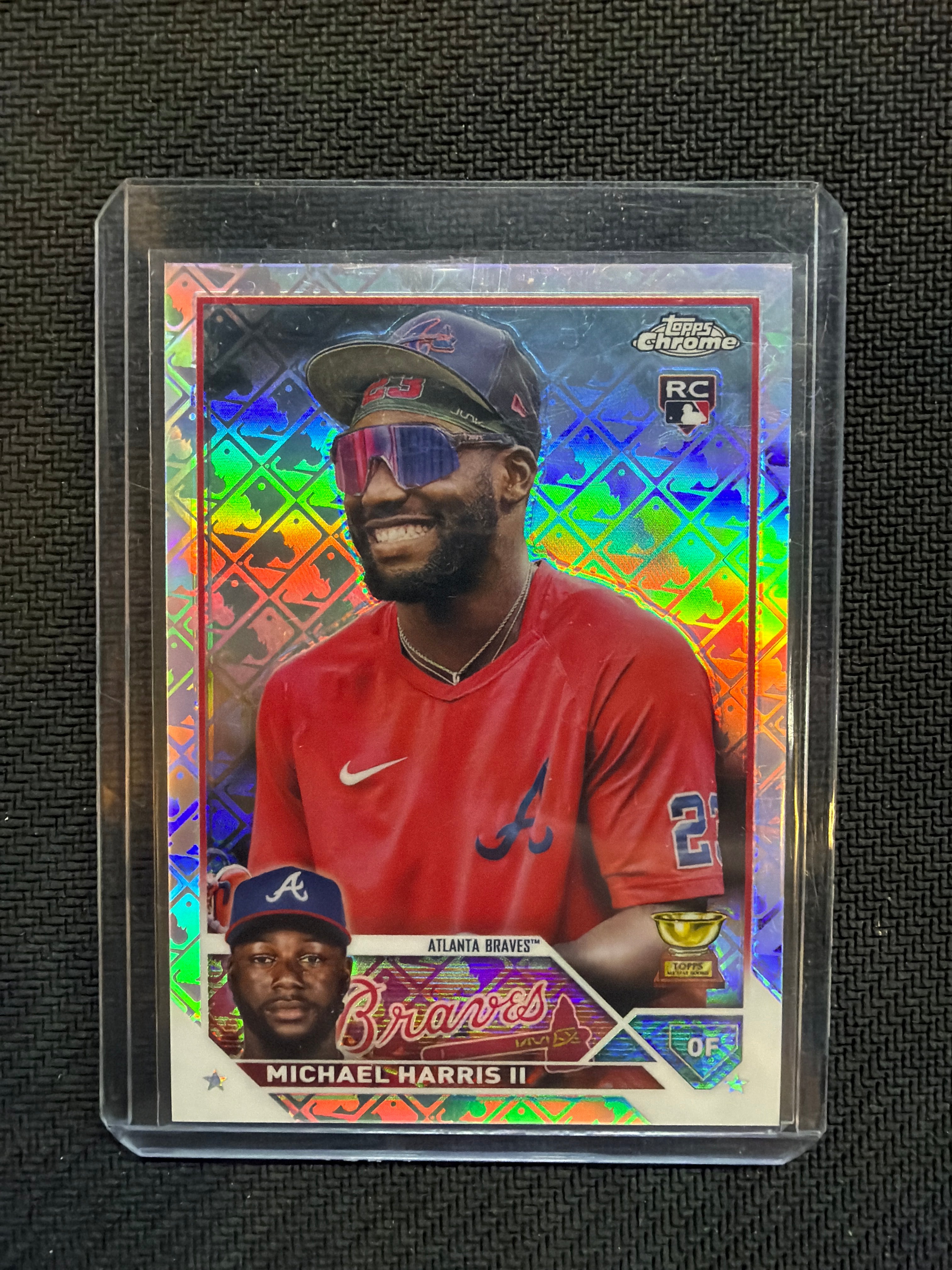 2023 Topps Chrome Logofractor Michael Harris Image Variation Braves