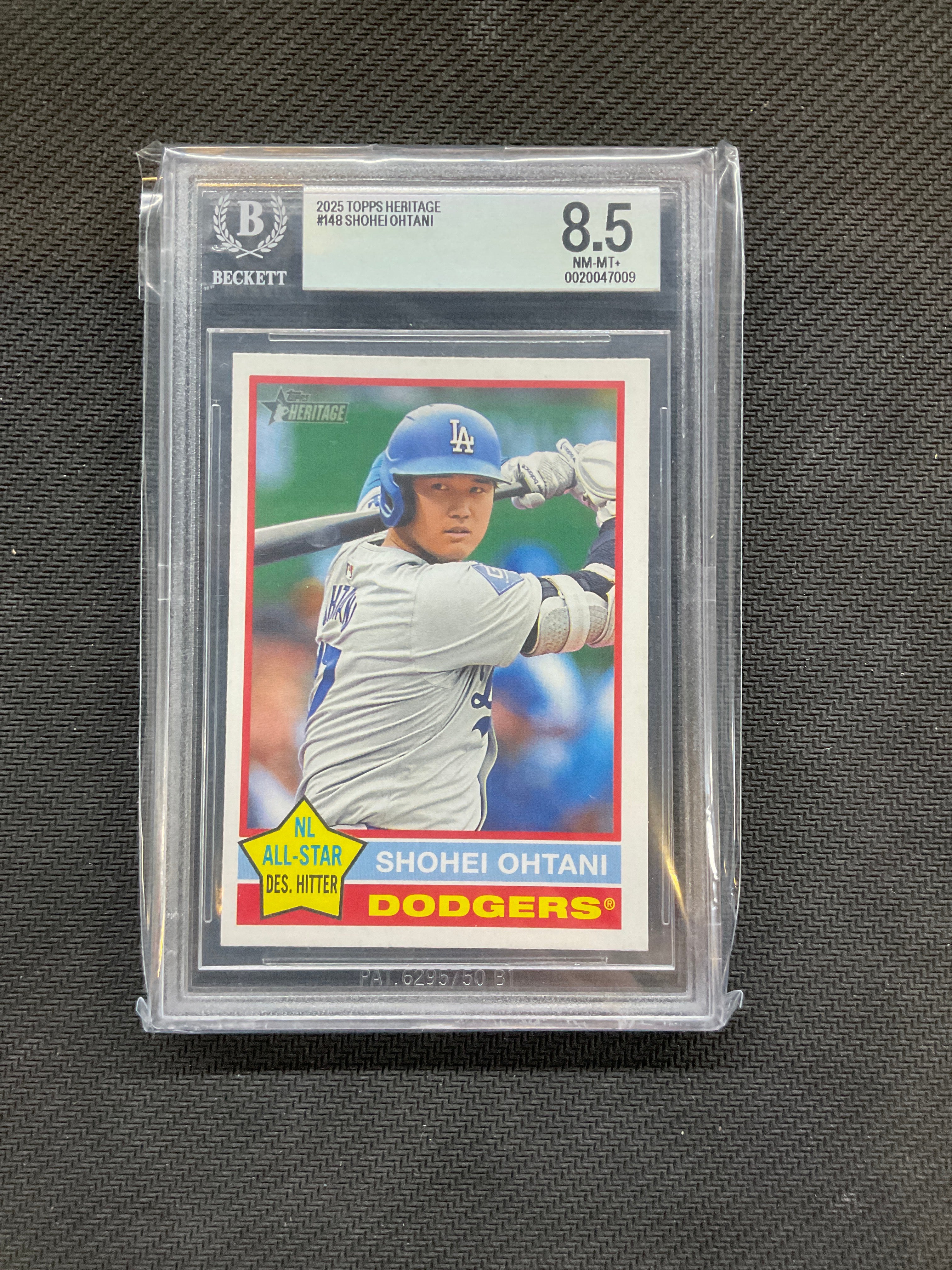 2025 Topps Heritage Shohei Ohtani BGS 8.5