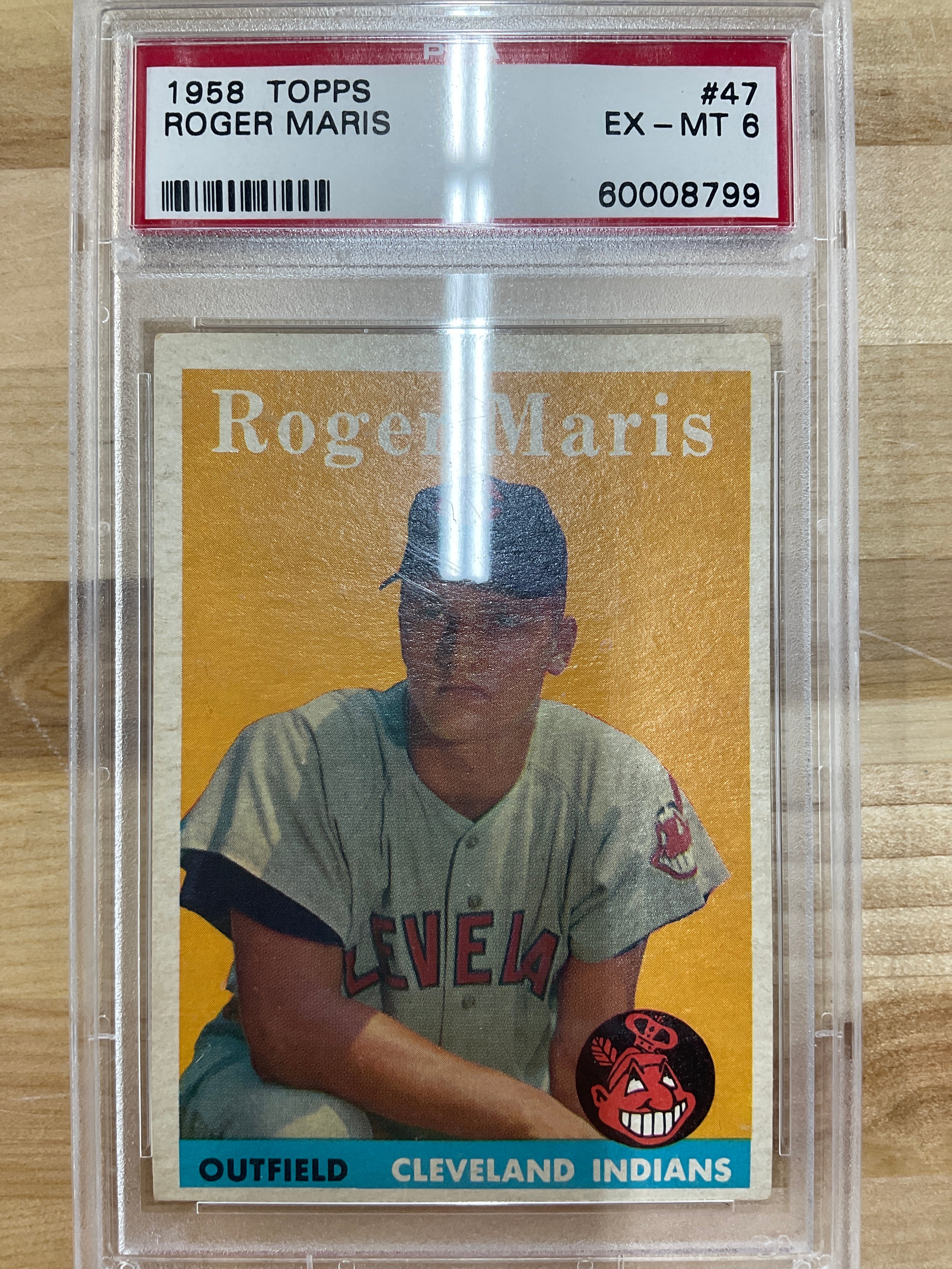1958 Topps Roger Maris PSA 6 #47