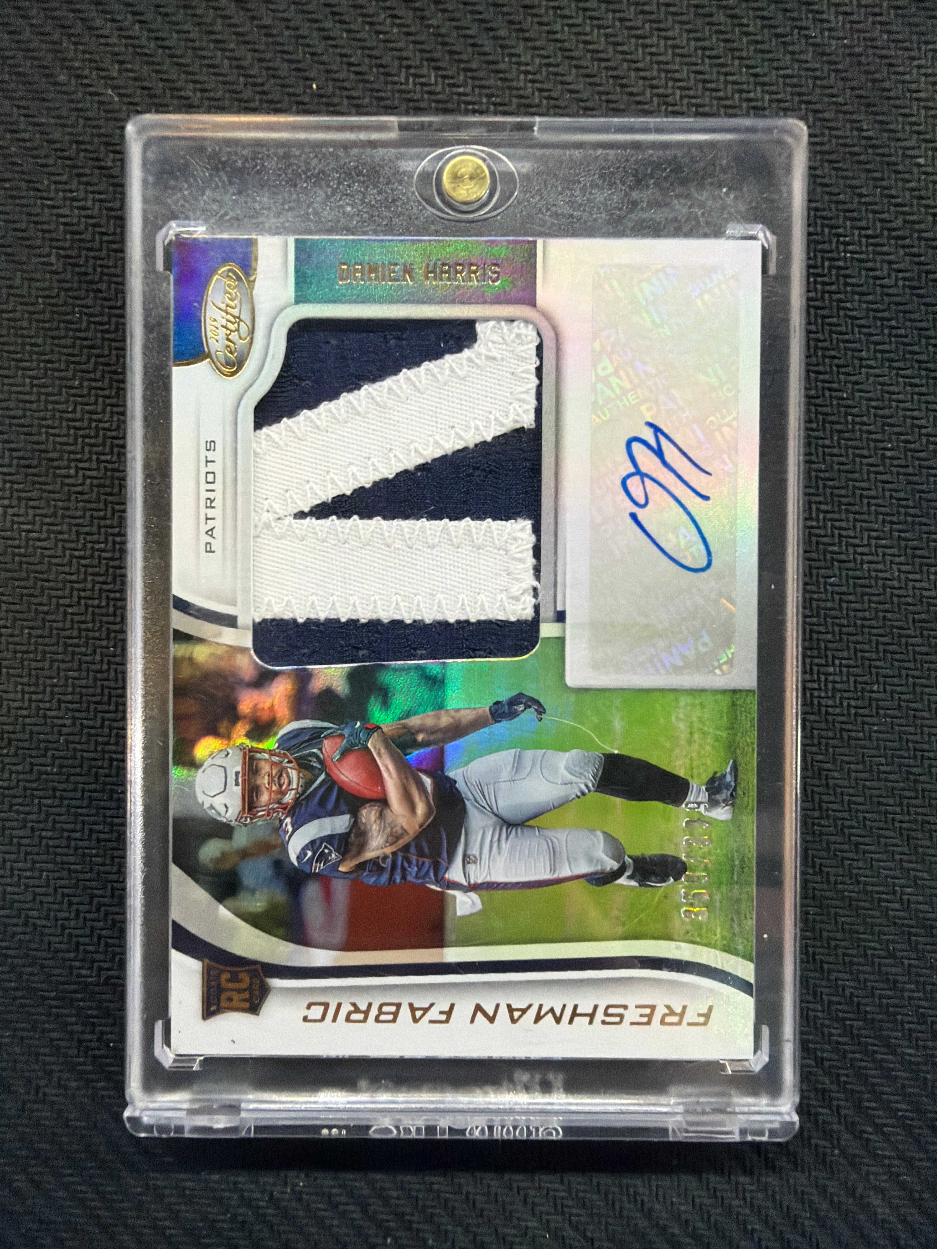 2019 Panini Certified Damien Harris Patch Auto /399