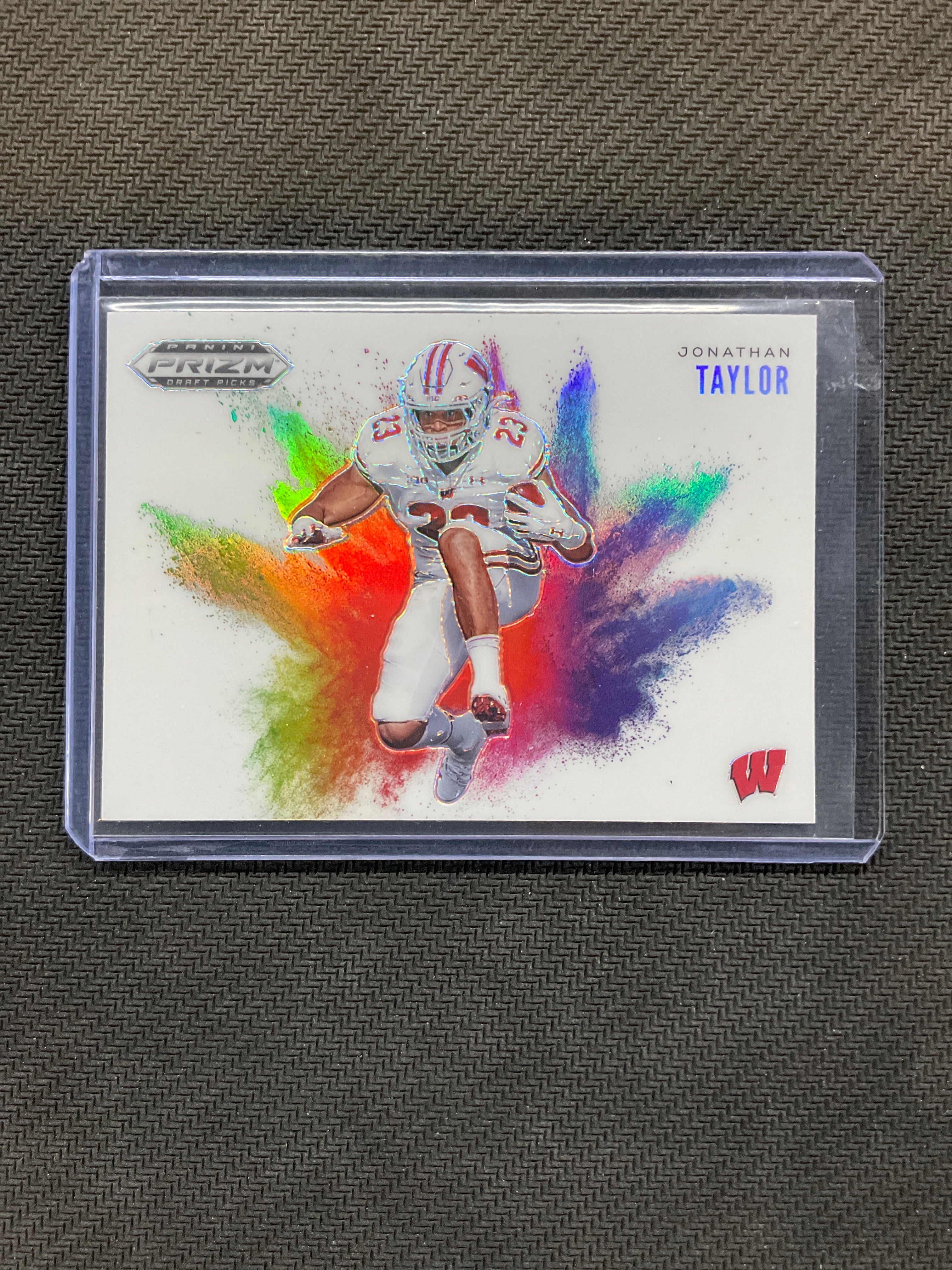 2020 Prizm Draft Jonathan Taylor Color Blast #6 Wisconsin