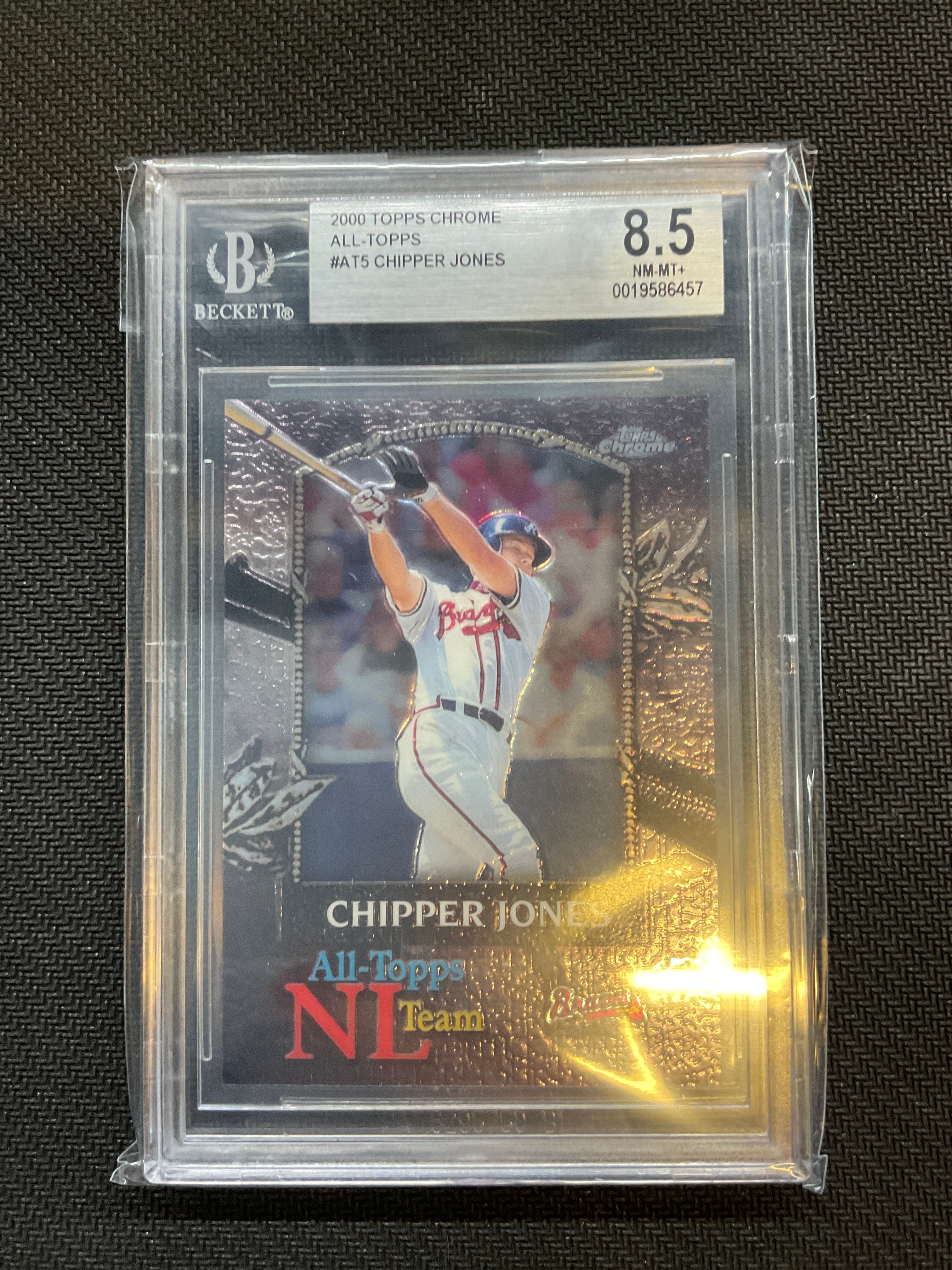 2000 Topps Chrome All-Topps Chipper Jones BGS 8.5 Braves