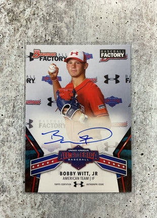 2018 Topps Bowman Bobby Witt Jr. All American Auto Rookie
