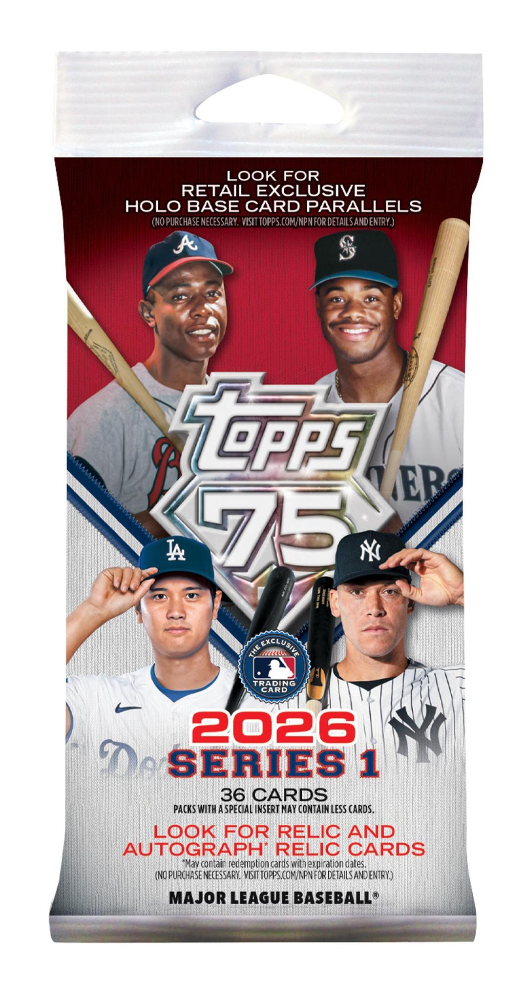 2026 Topps MLB Baseball Series 1 Fat Pack
