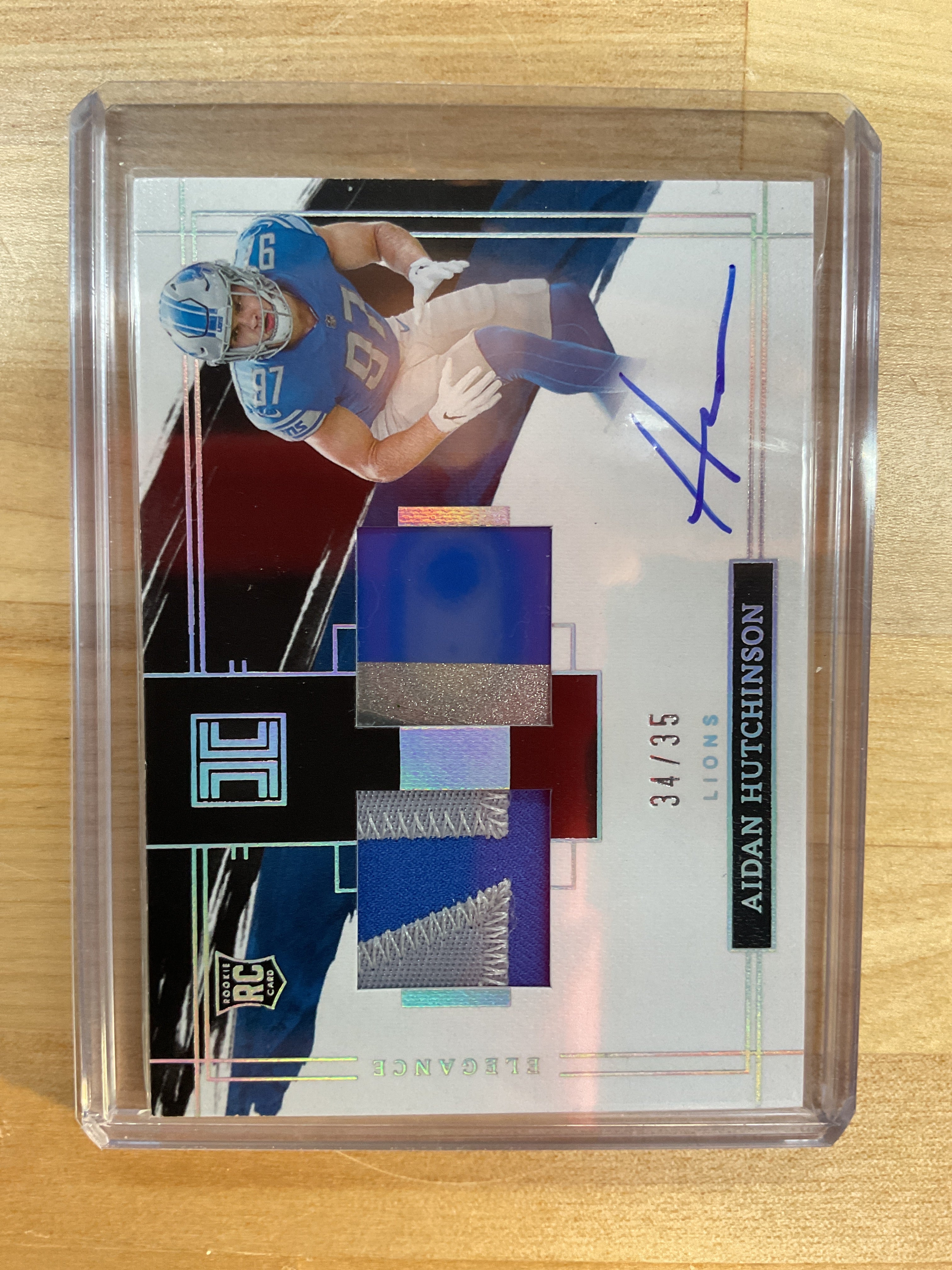 2022 Impeccable Aidan Hutchinson Patch Auto /35