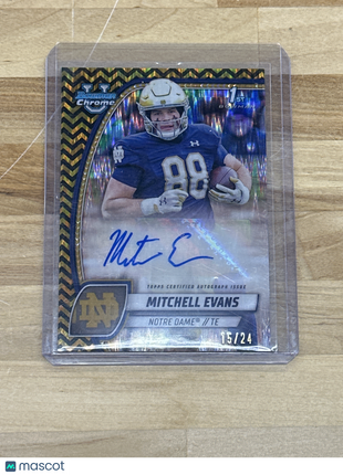 2024 Bowman U Mitchell Evans Black Gold Auto /48